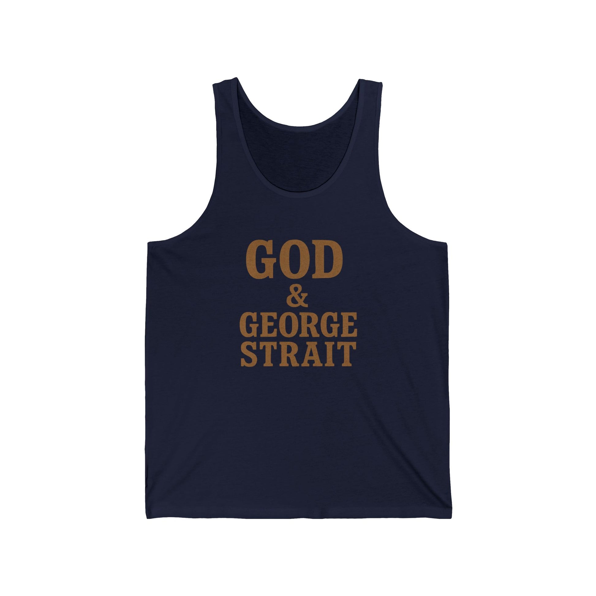 God & George Strait - Jersey Tank