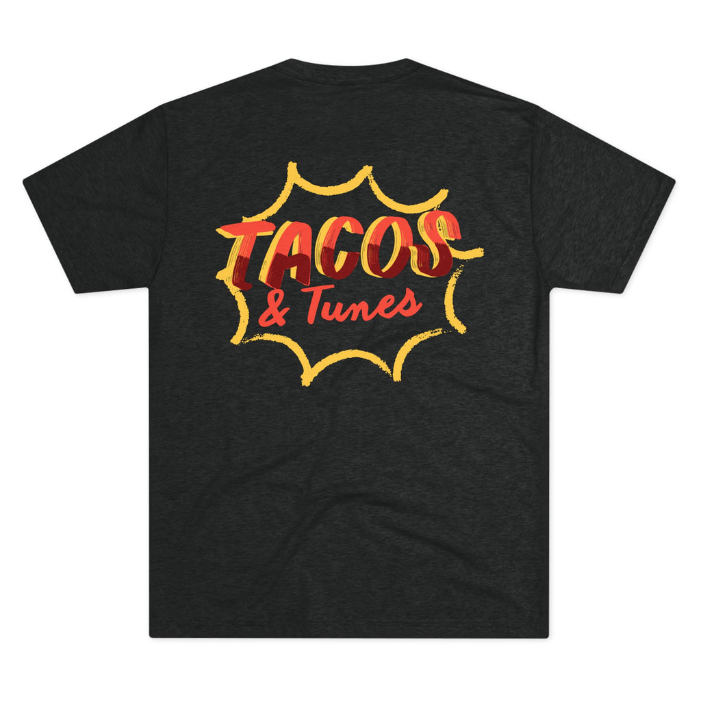 Tacos and Tunes - Tri-Blend Crew Tee