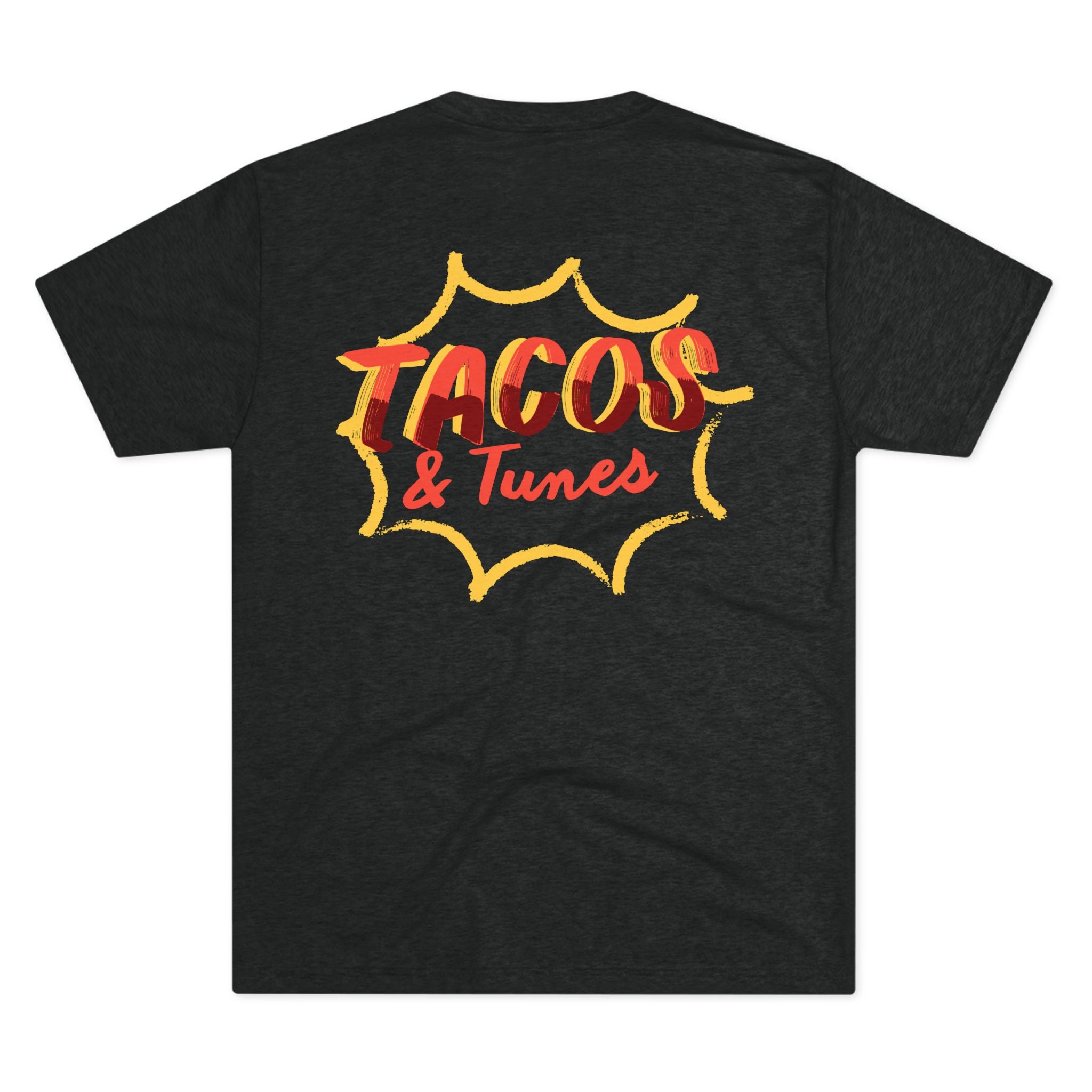 Tacos and Tunes - Tri-Blend Crew Tee