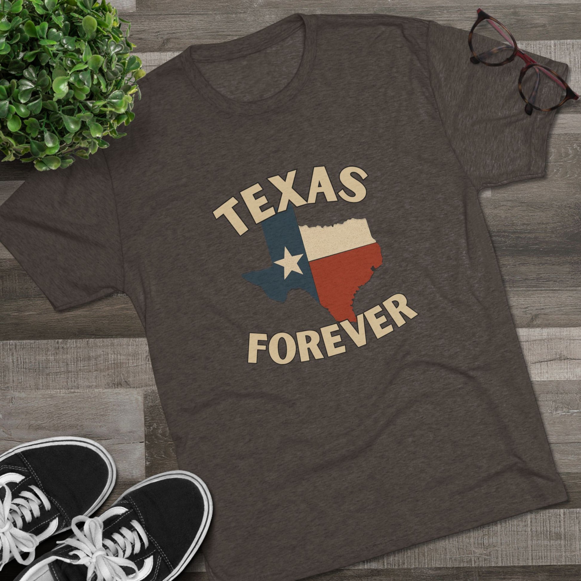 Texas Forever - Tri-Blend Crew Tee