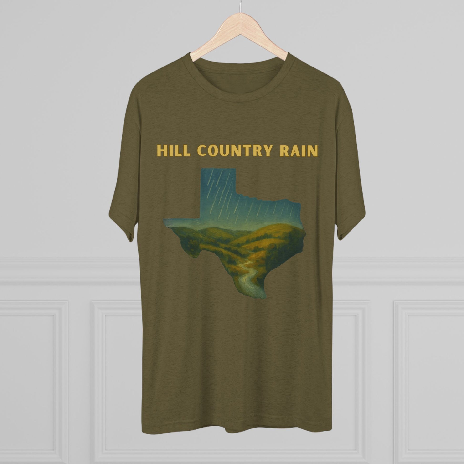 Hill Country Rain - Tri-Blend Crew Tee