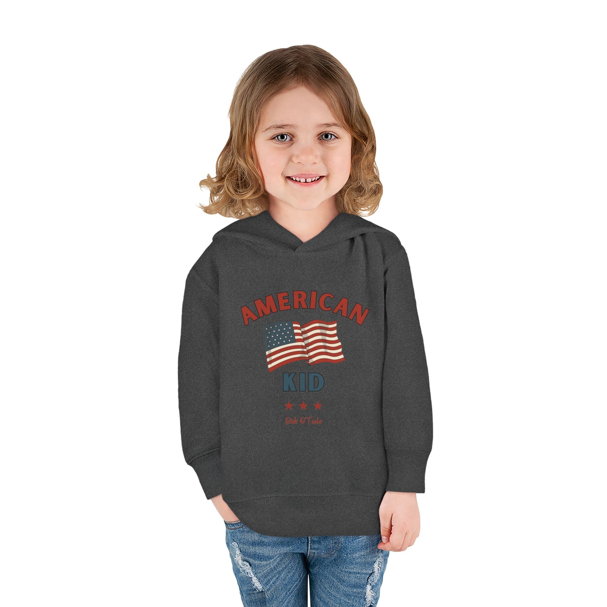 American Kid - Toddler Pullover Fleece Hoodie