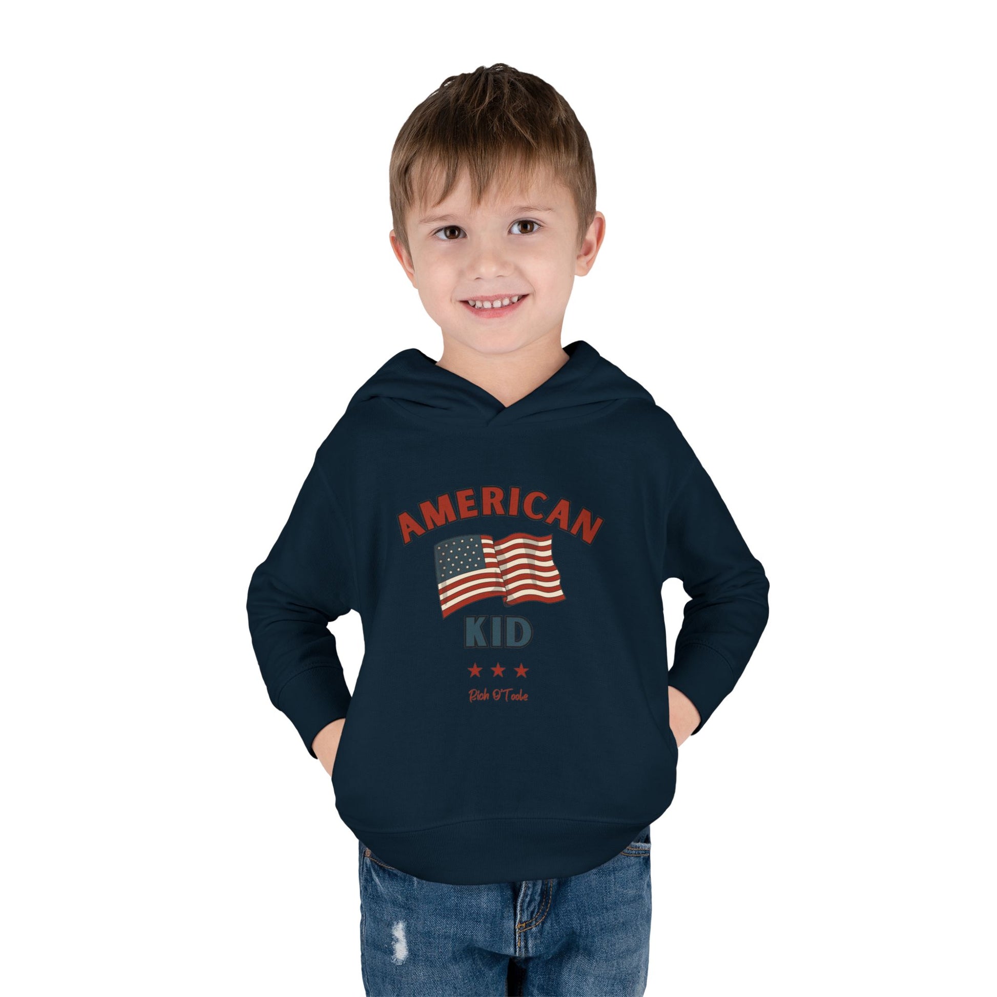 American Kid - Toddler Pullover Fleece Hoodie