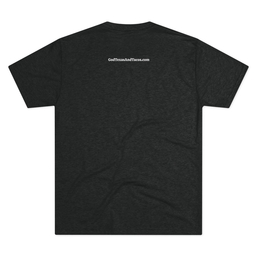 God and George Strait - Tri-Blend Crew Tee