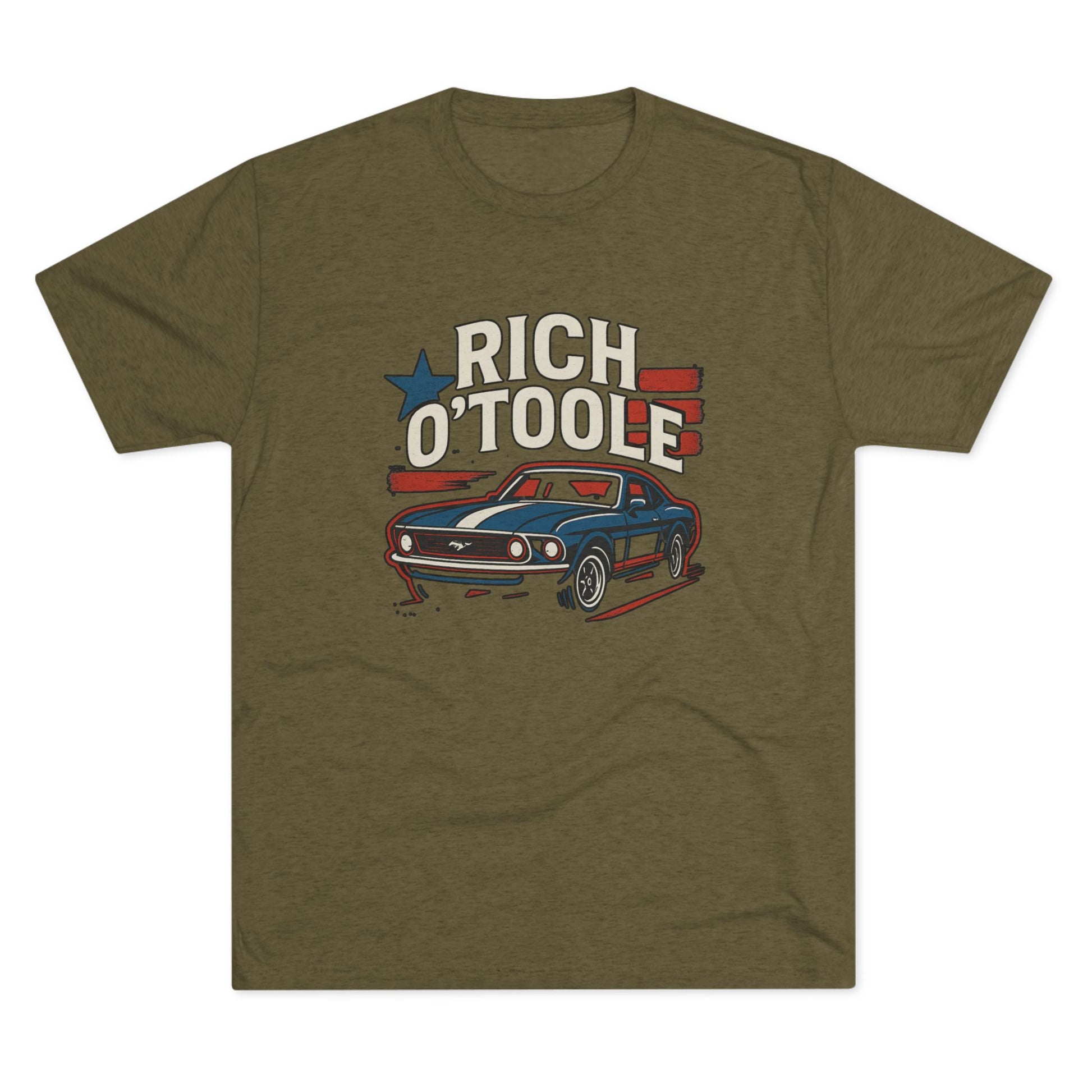 Rich O'Toole Mustang - Tri-Blend Crew Tee