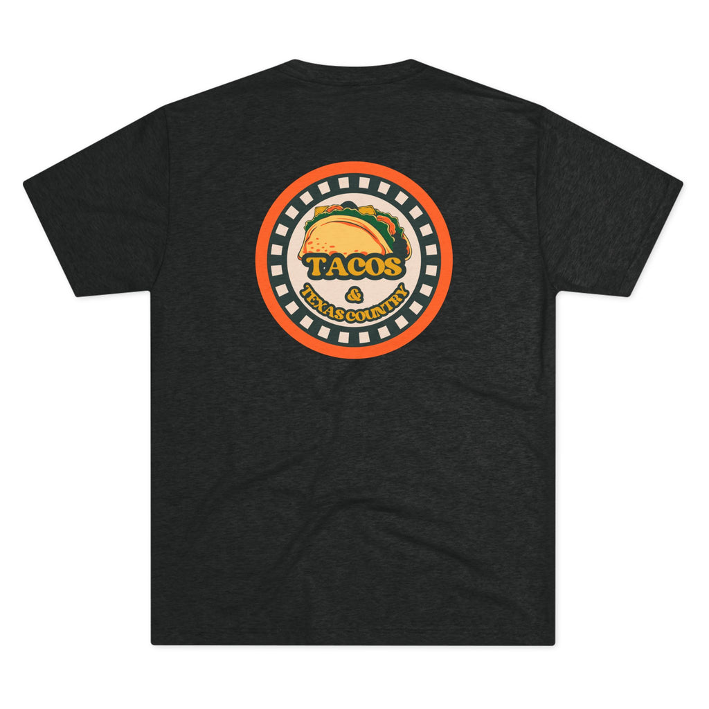 Tacos and Texas Country - Tri-Blend Crew Tee
