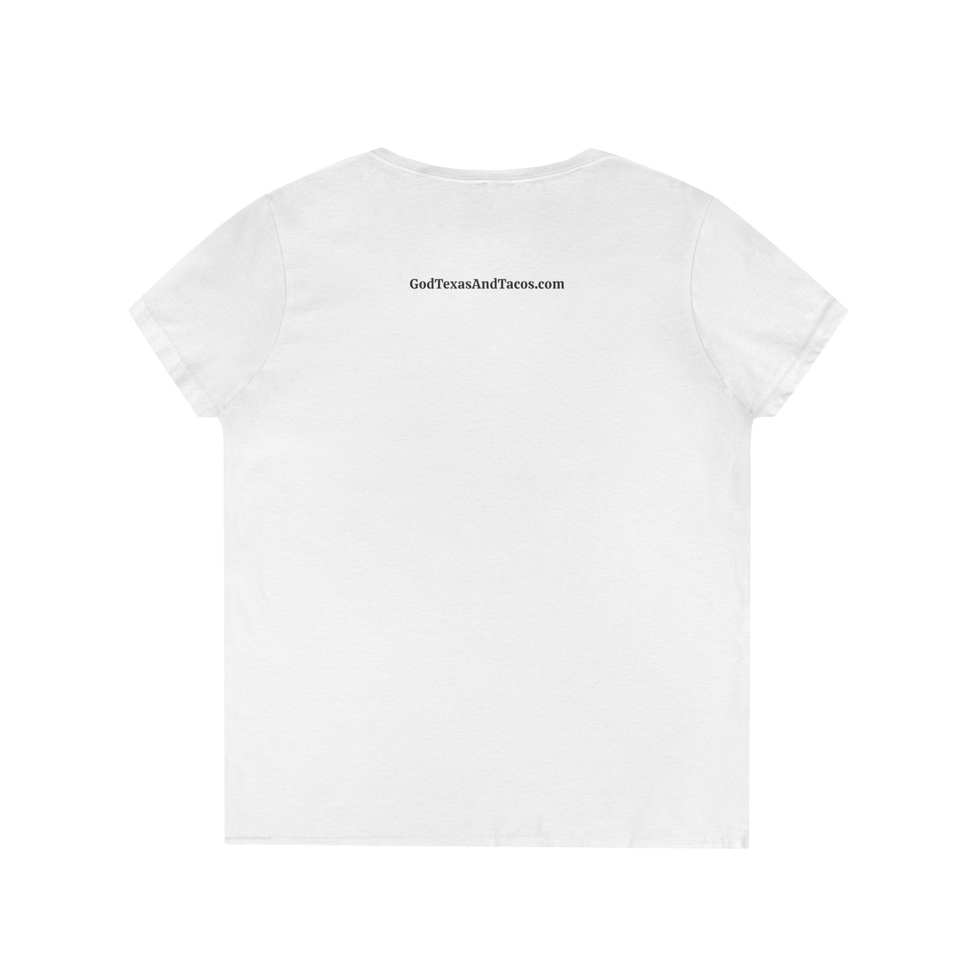 God & George Strait - Ladies' V-Neck T-Shirt