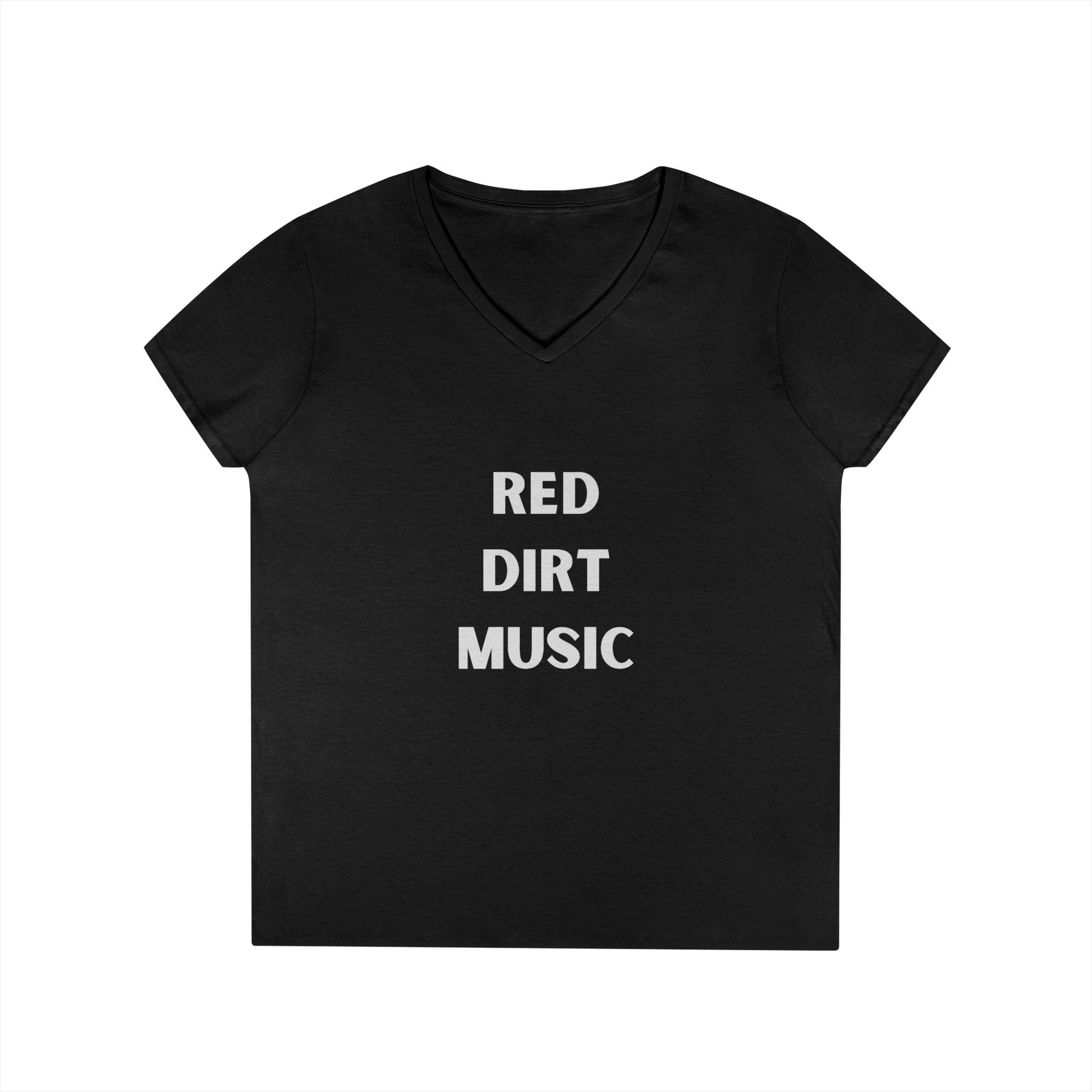 Red Dirt Music - Ladies' V-Neck T-Shirt