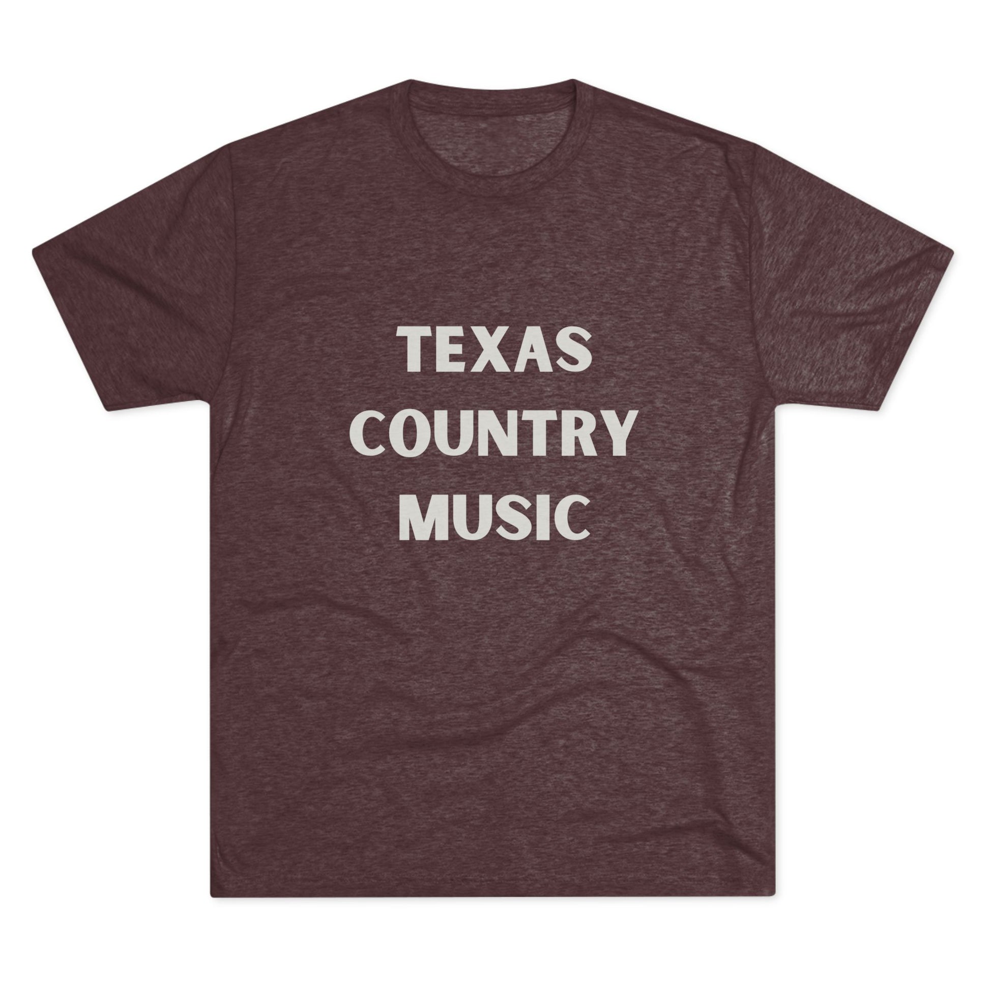 Texas Country Music - Tri-Blend Crew Tee