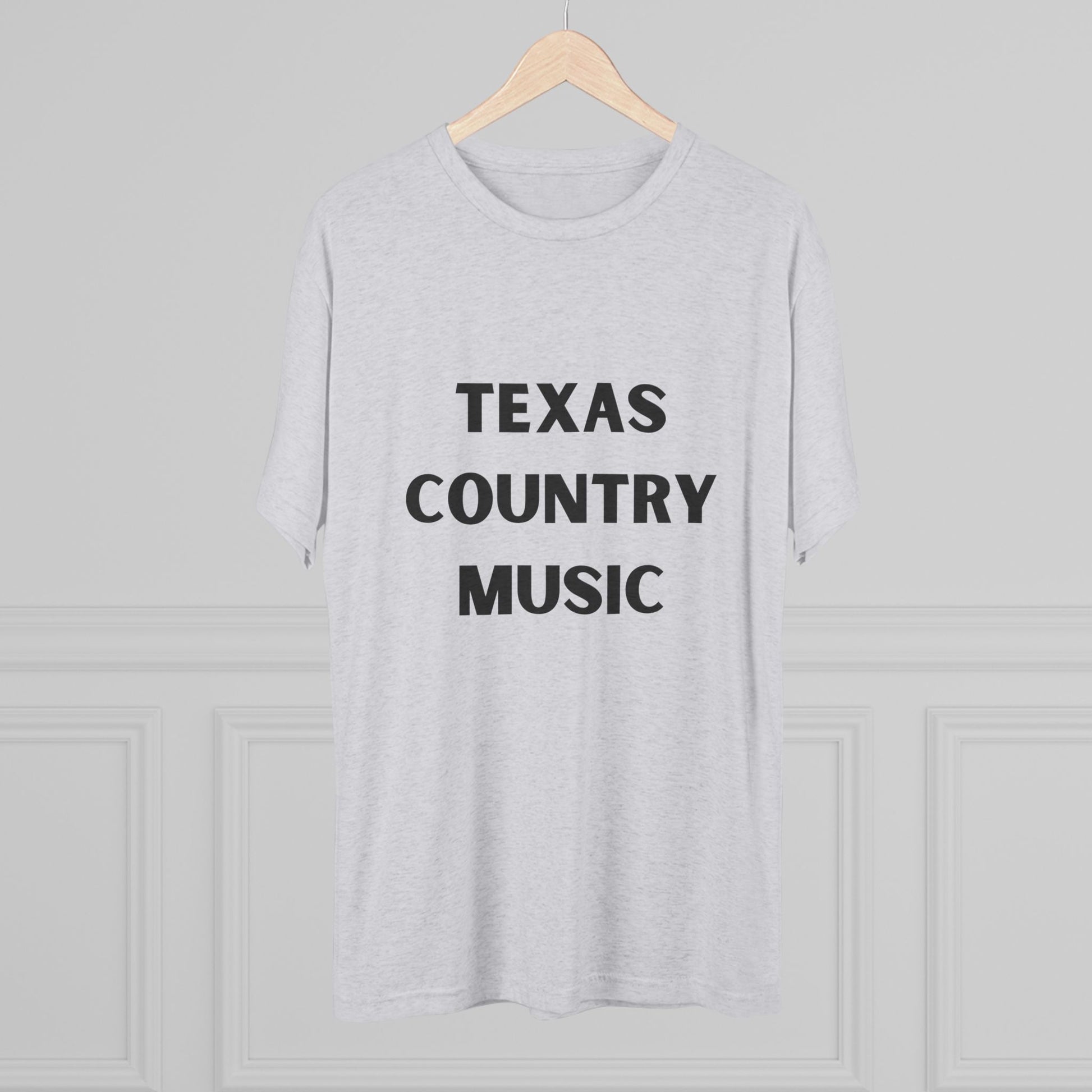 Texas Country Music - Tri-Blend Crew Tee
