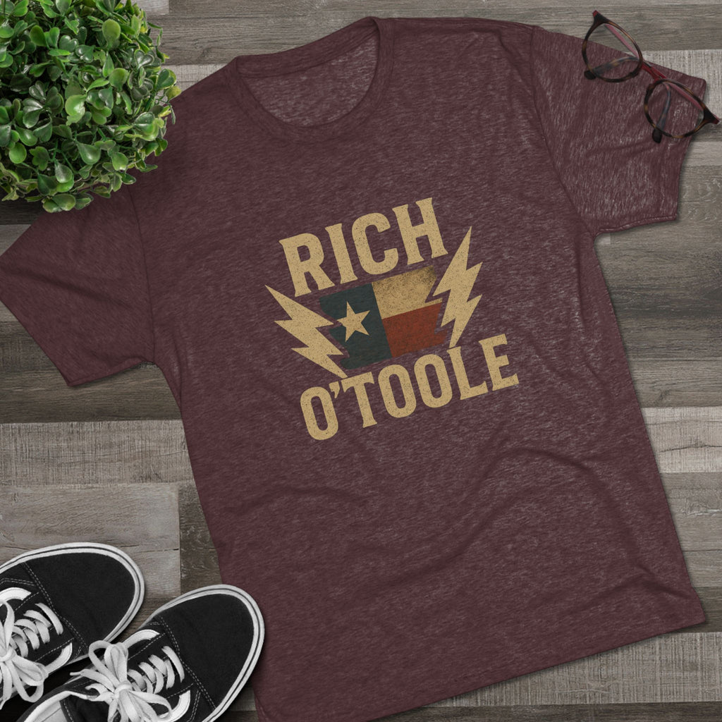 Rich O'Toole Lightning - Tri-Blend Crew Tee