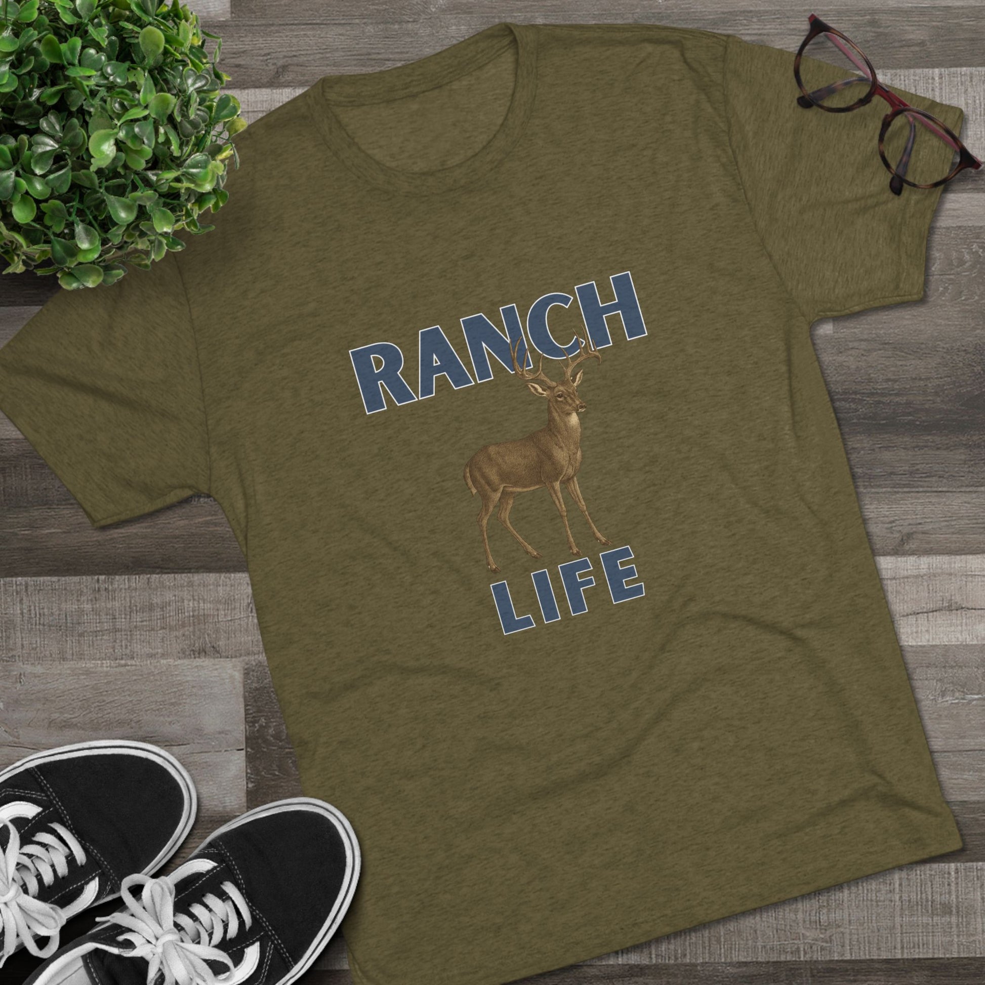 Ranch Life - Tri-Blend Crew Tee