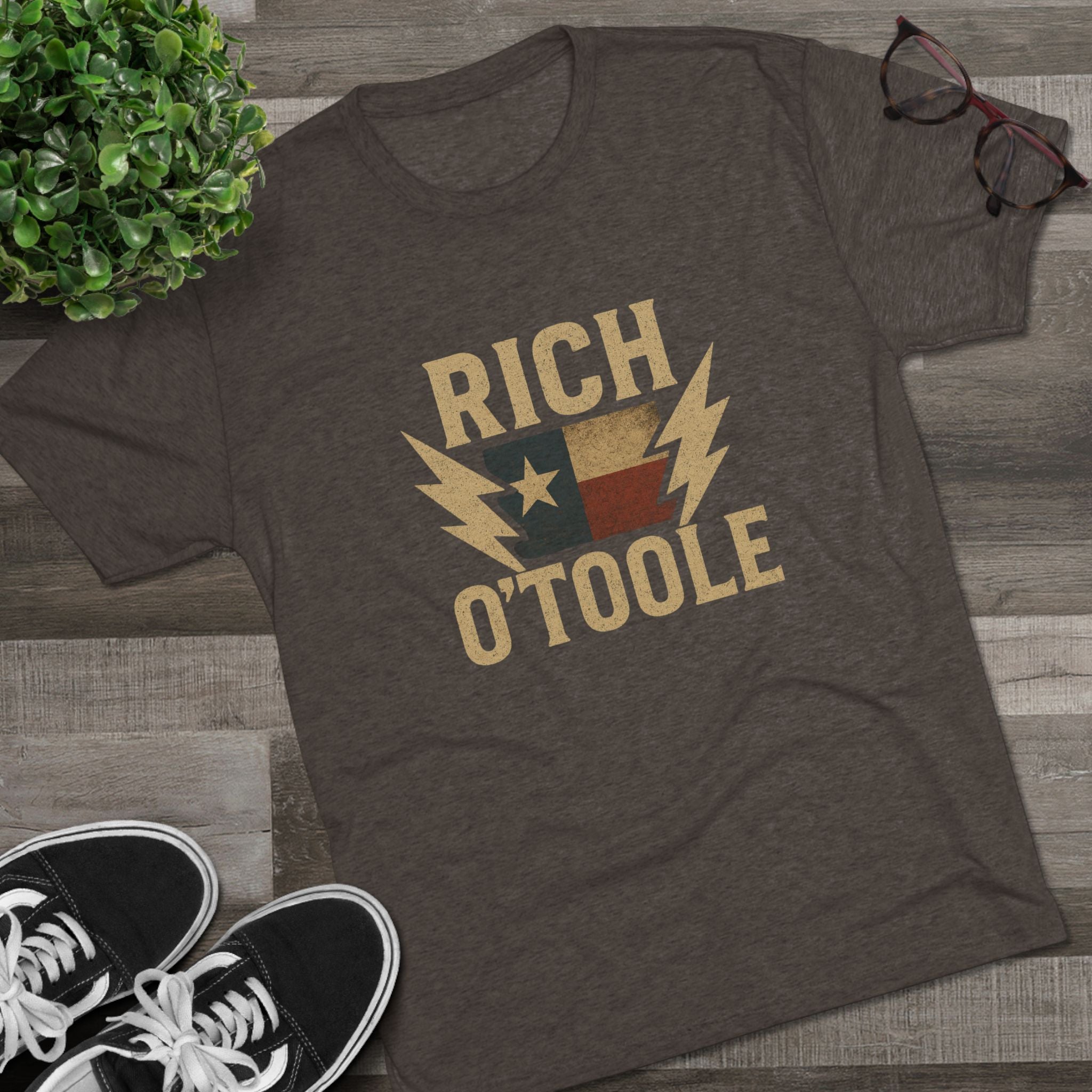 Rich O'Toole Lightning - Tri-Blend Crew Tee