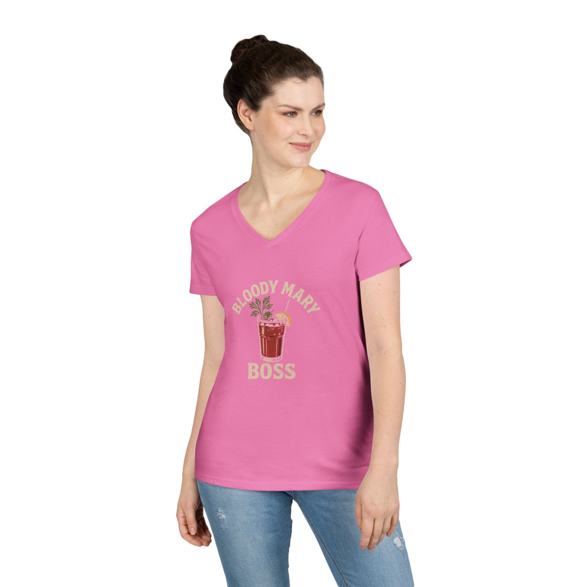 Bloody Mary Boss - Ladies' V-Neck T-Shirt