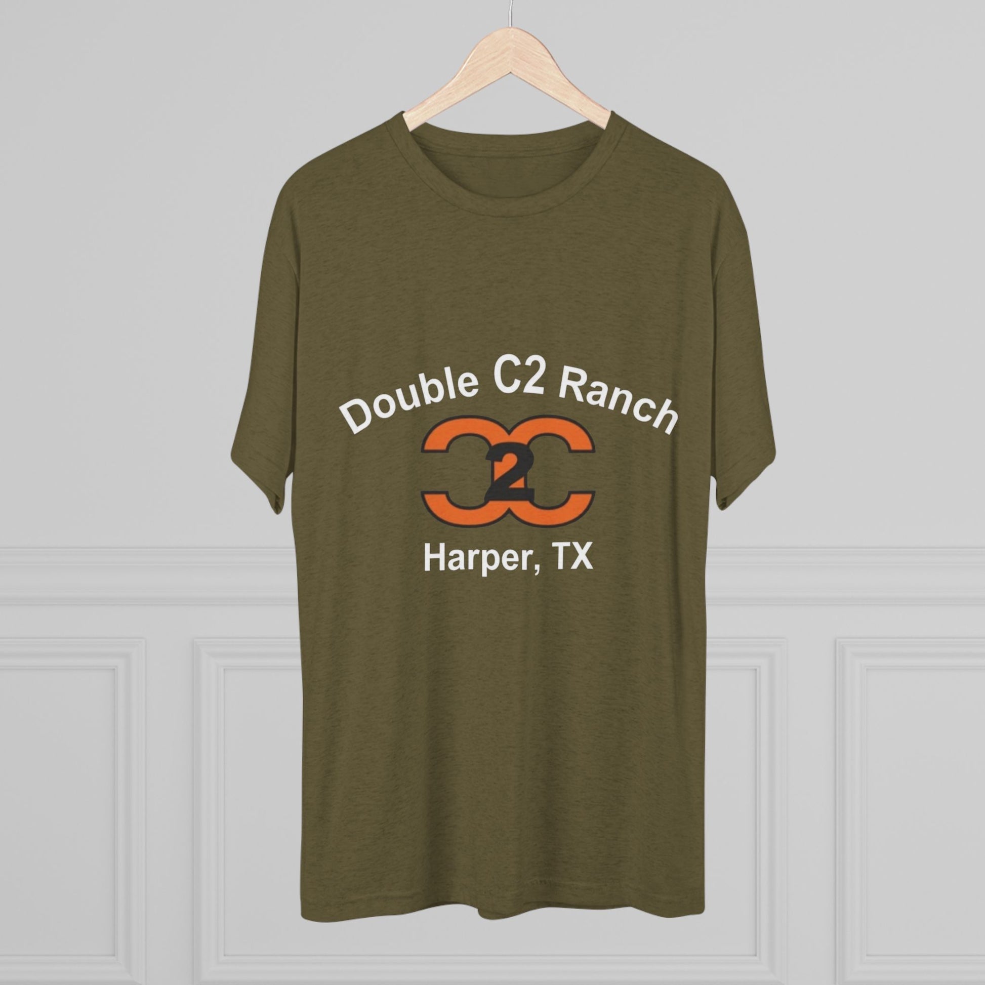 Double C2 Ranch - Tri-Blend Crew Tee