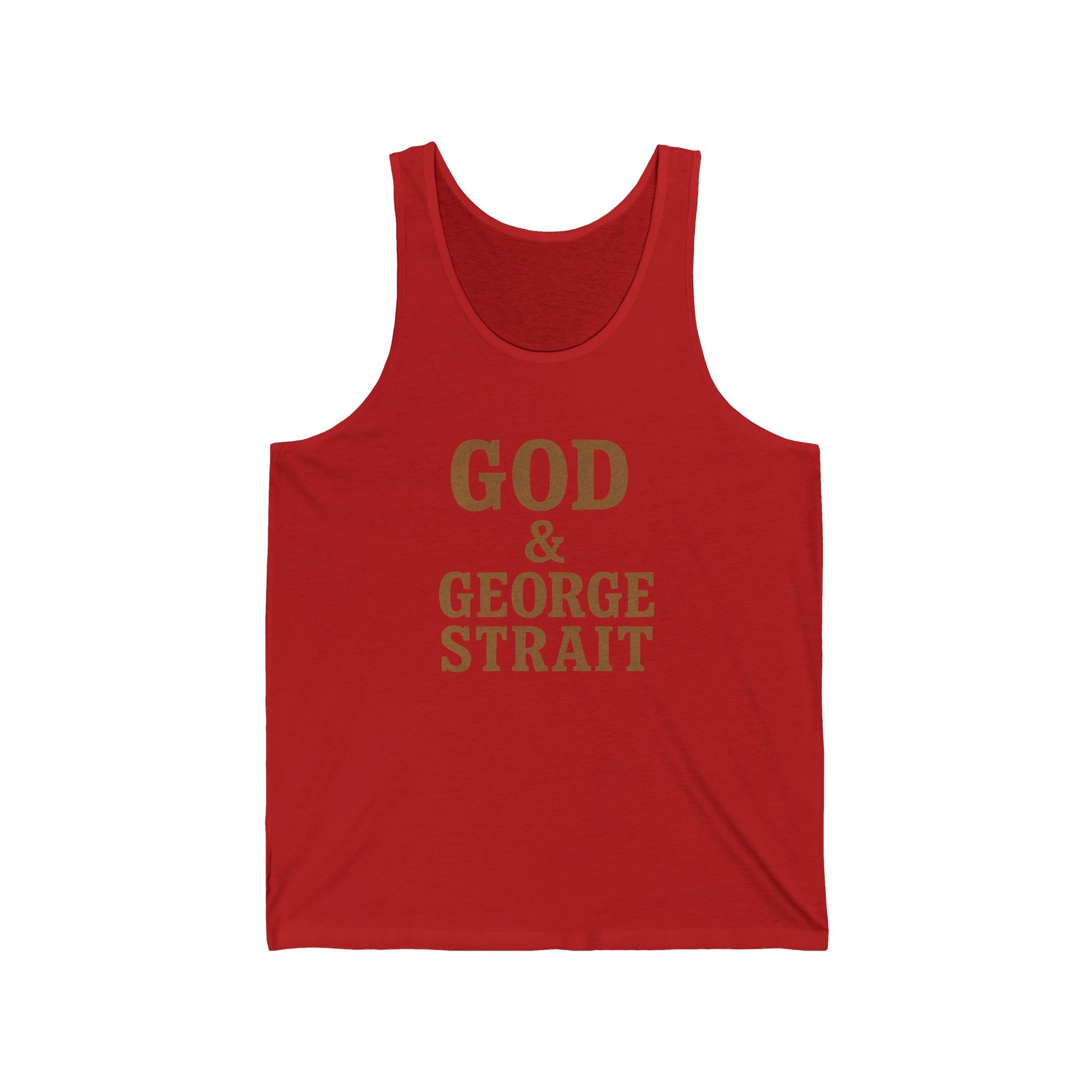 God & George Strait - Jersey Tank