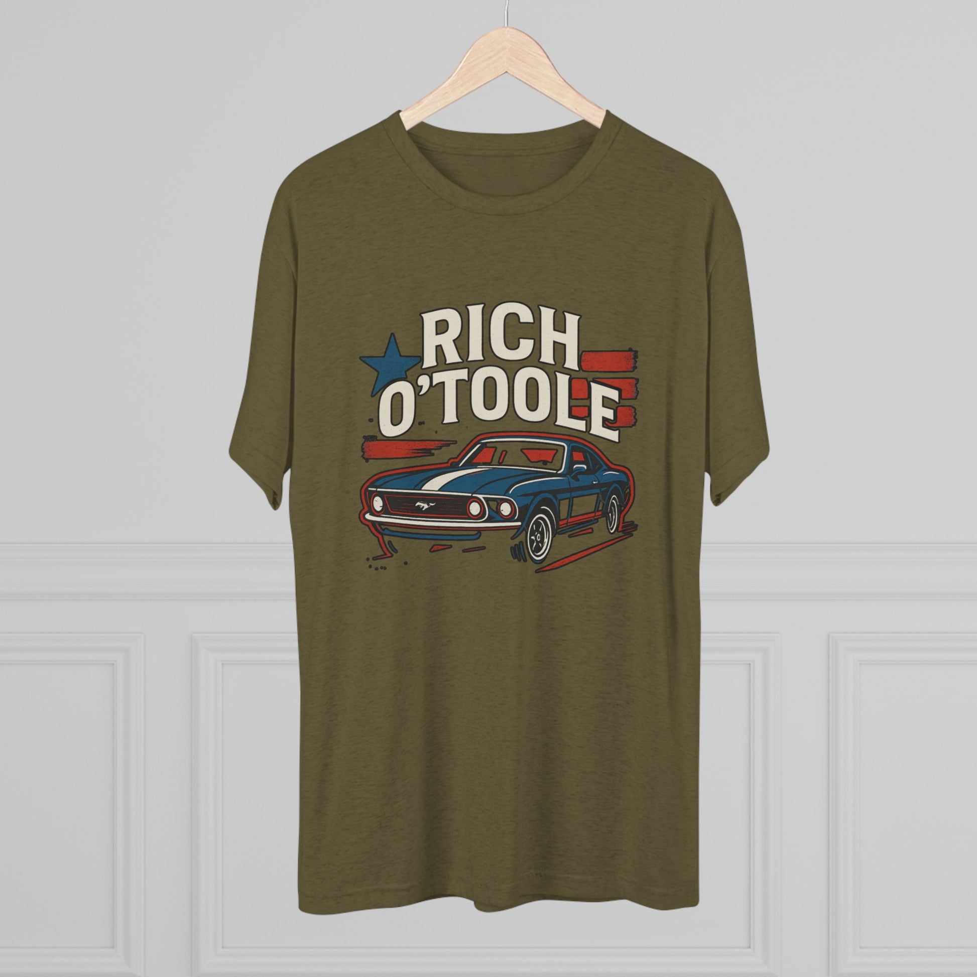 Rich O'Toole Mustang - Tri-Blend Crew Tee