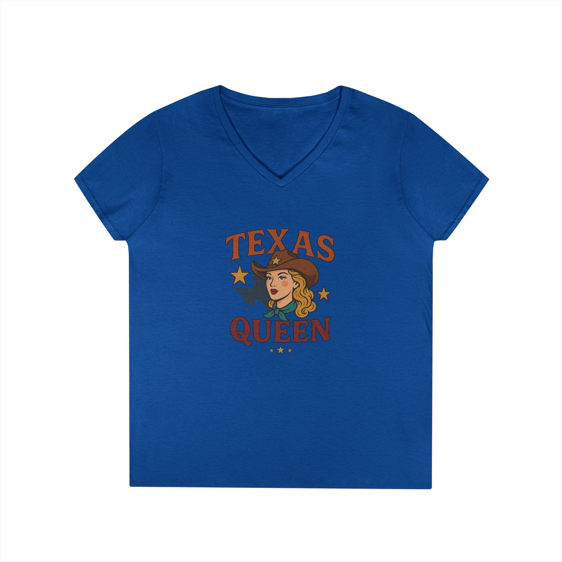 Texas Queen - Ladies' V-Neck T-Shirt