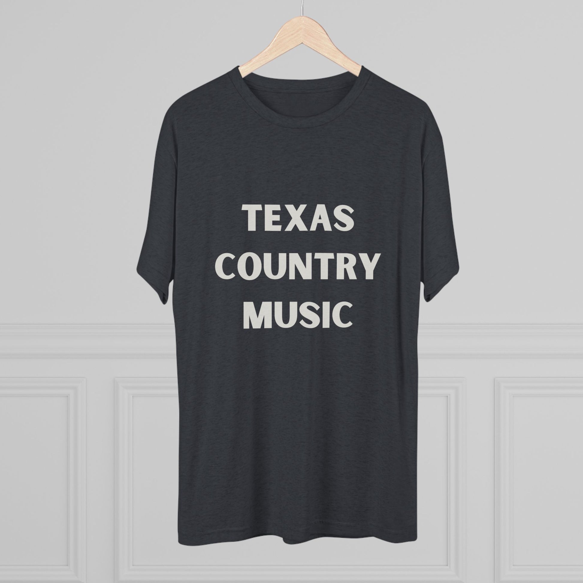 Texas Country Music - Tri-Blend Crew Tee