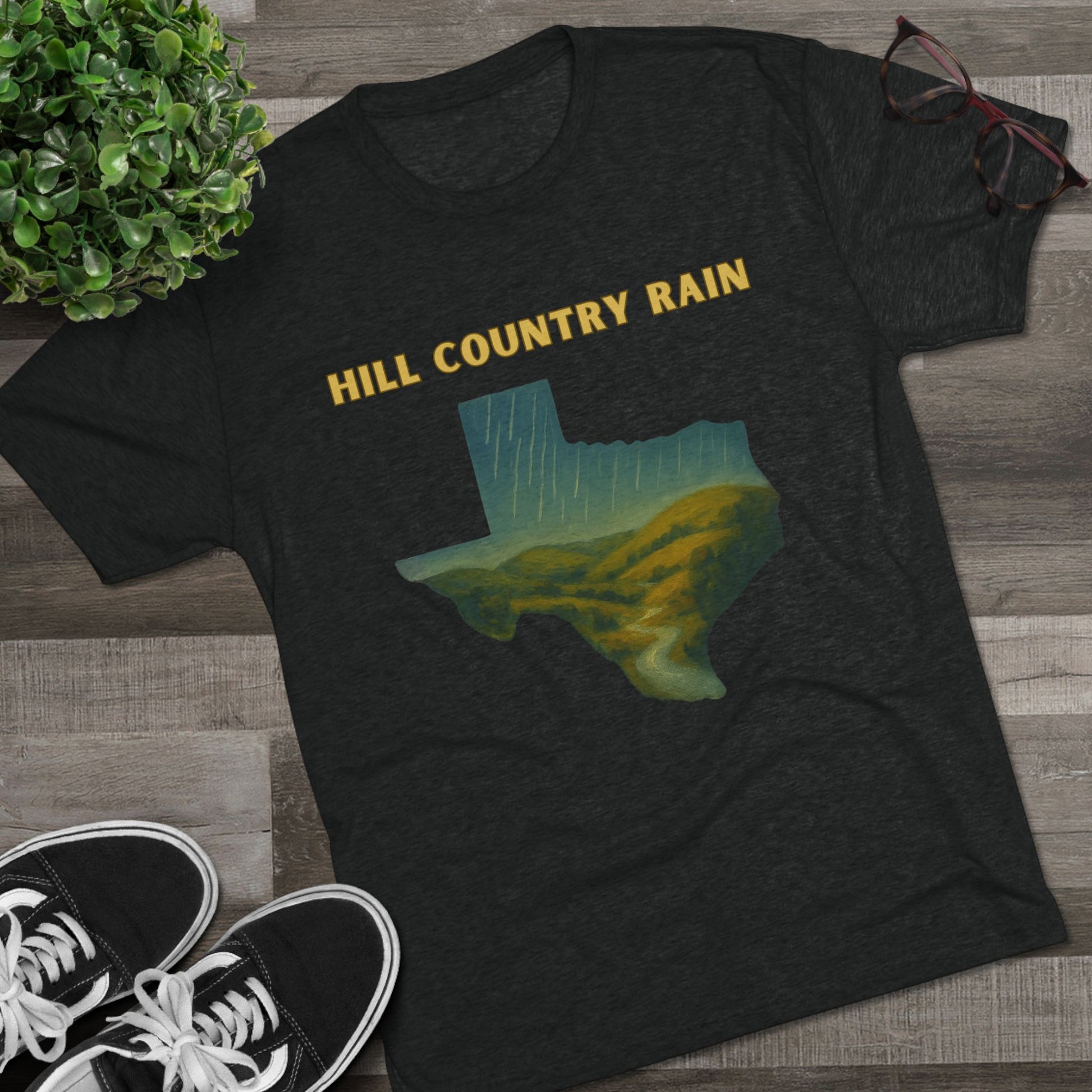 Hill Country Rain - Tri-Blend Crew Tee