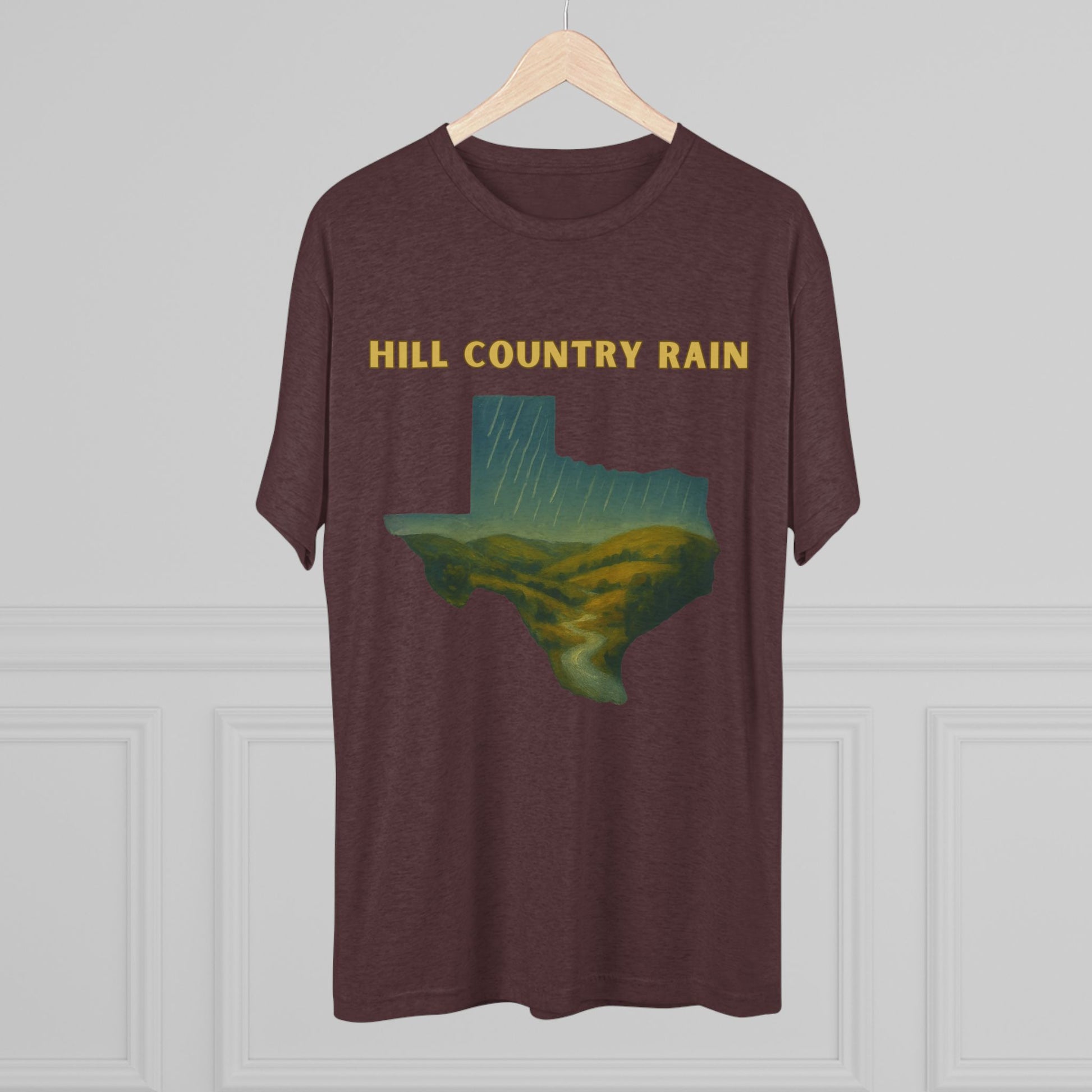 Hill Country Rain - Tri-Blend Crew Tee