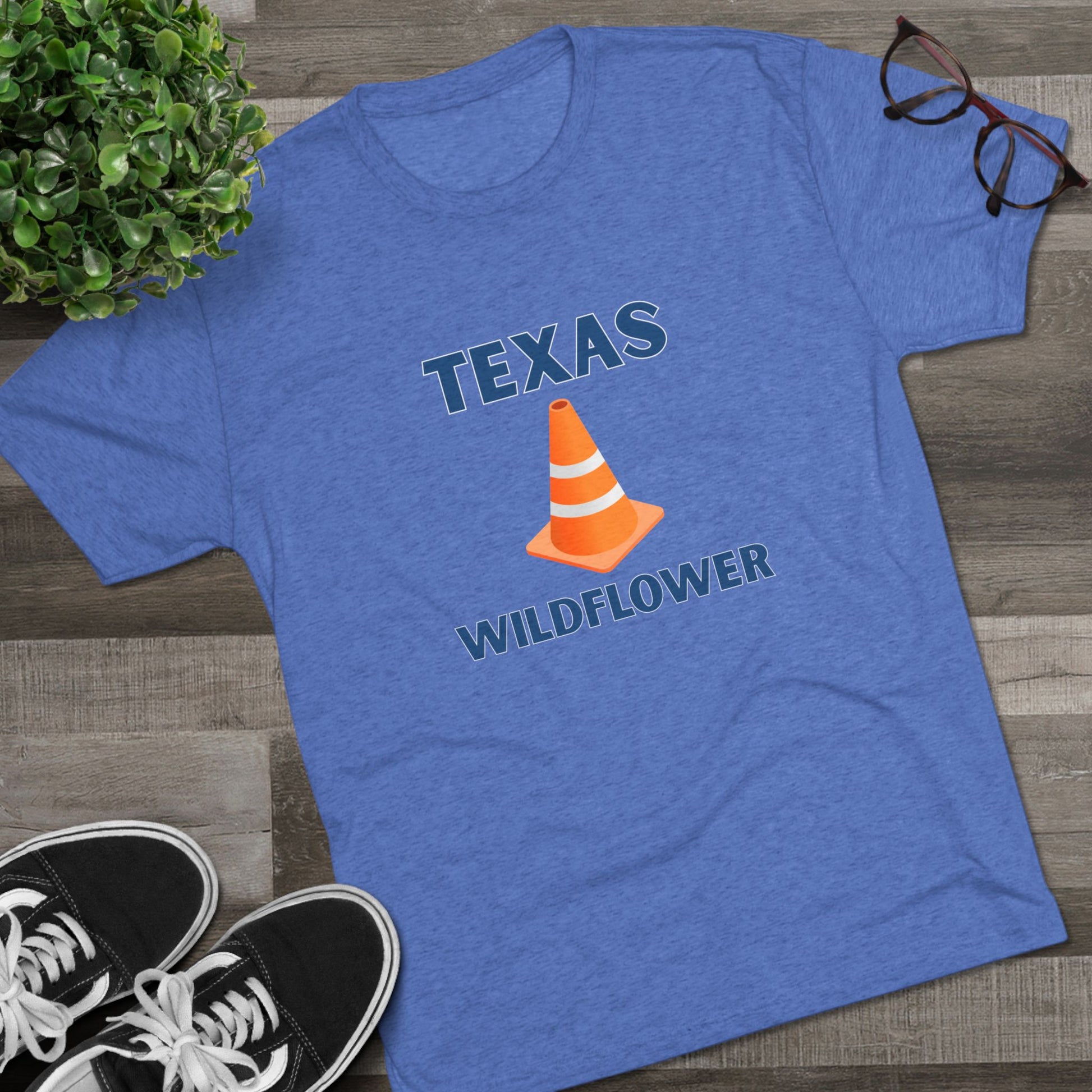 Texas Wilflower - Tri-Blend Crew Tee