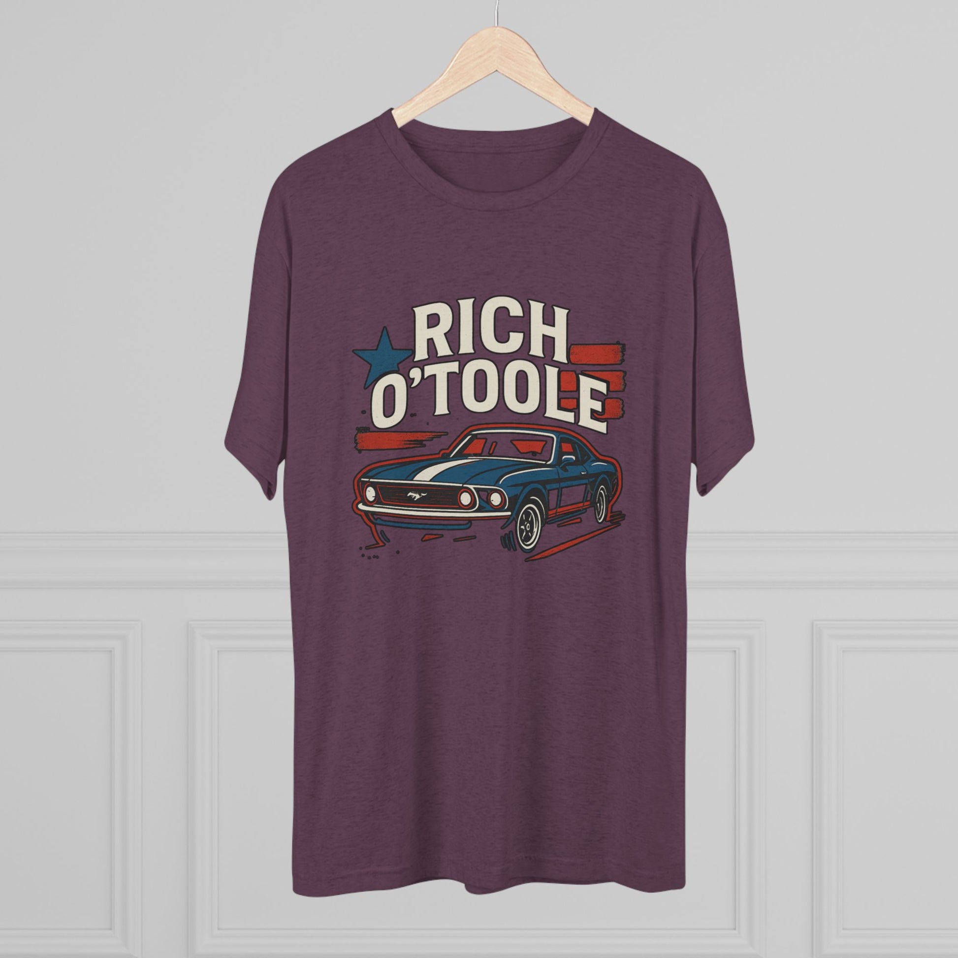 Rich O'Toole Mustang - Tri-Blend Crew Tee