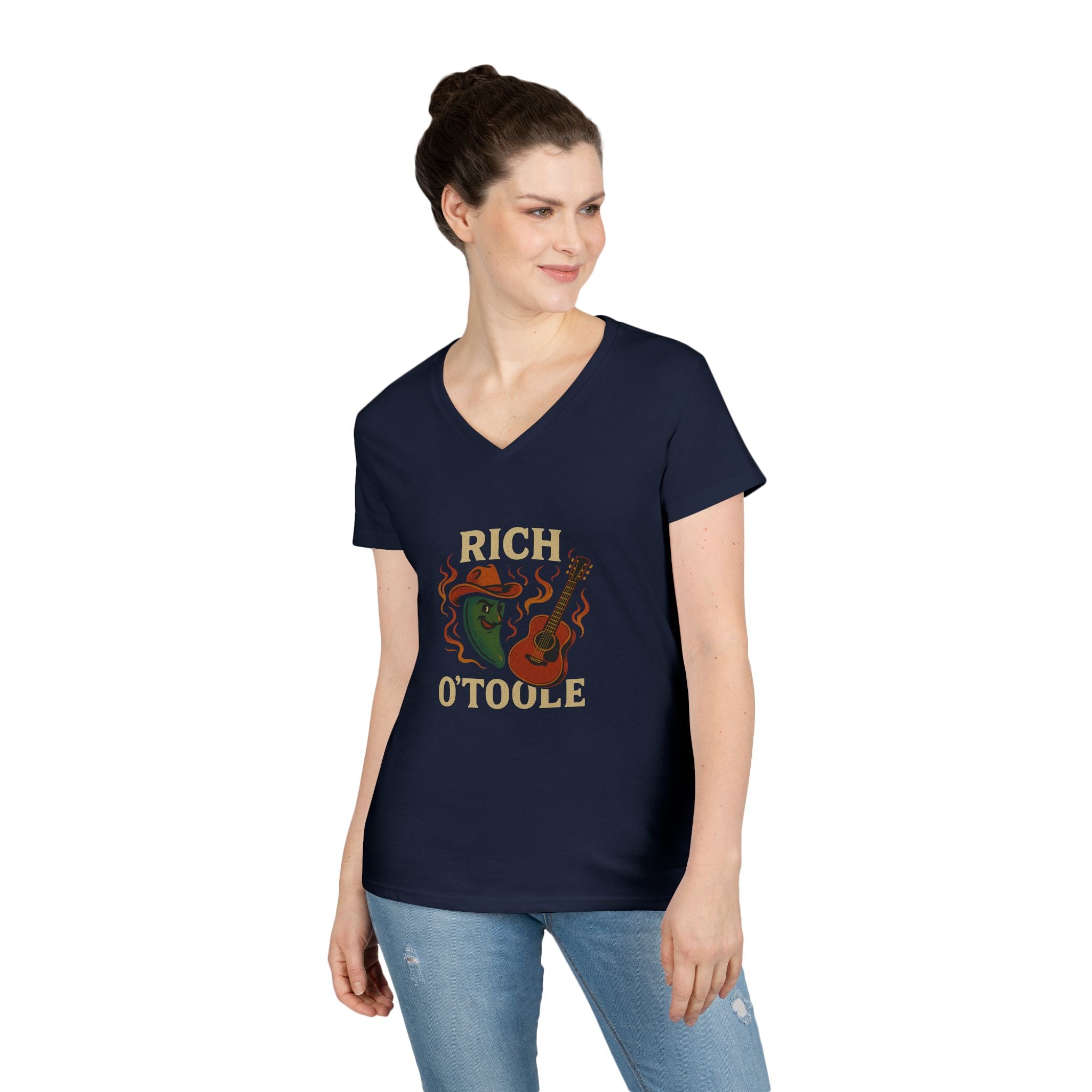 Spicy Rich O'Toole - Ladies' V-Neck T-Shirt