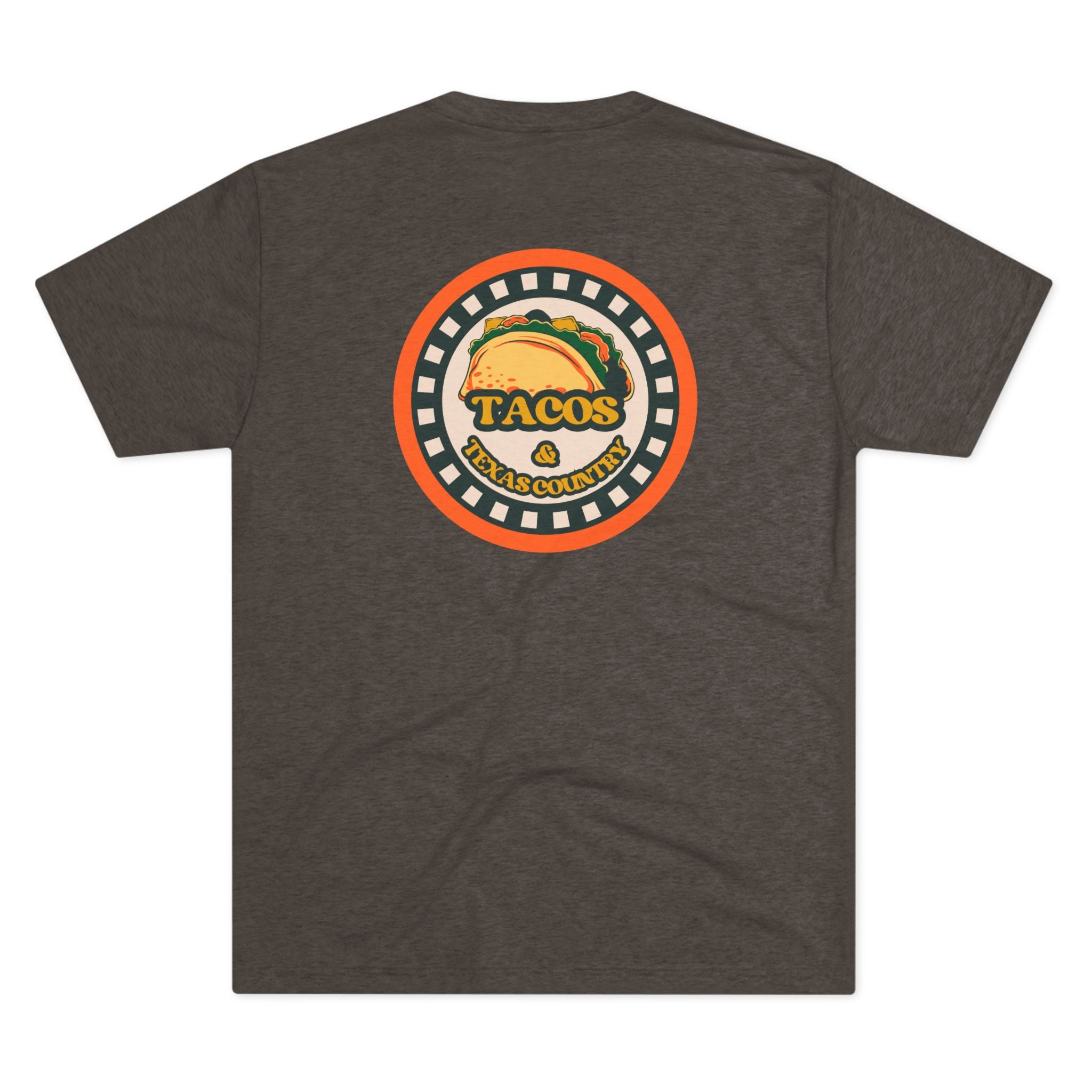 Tacos and Texas Country - Tri-Blend Crew Tee