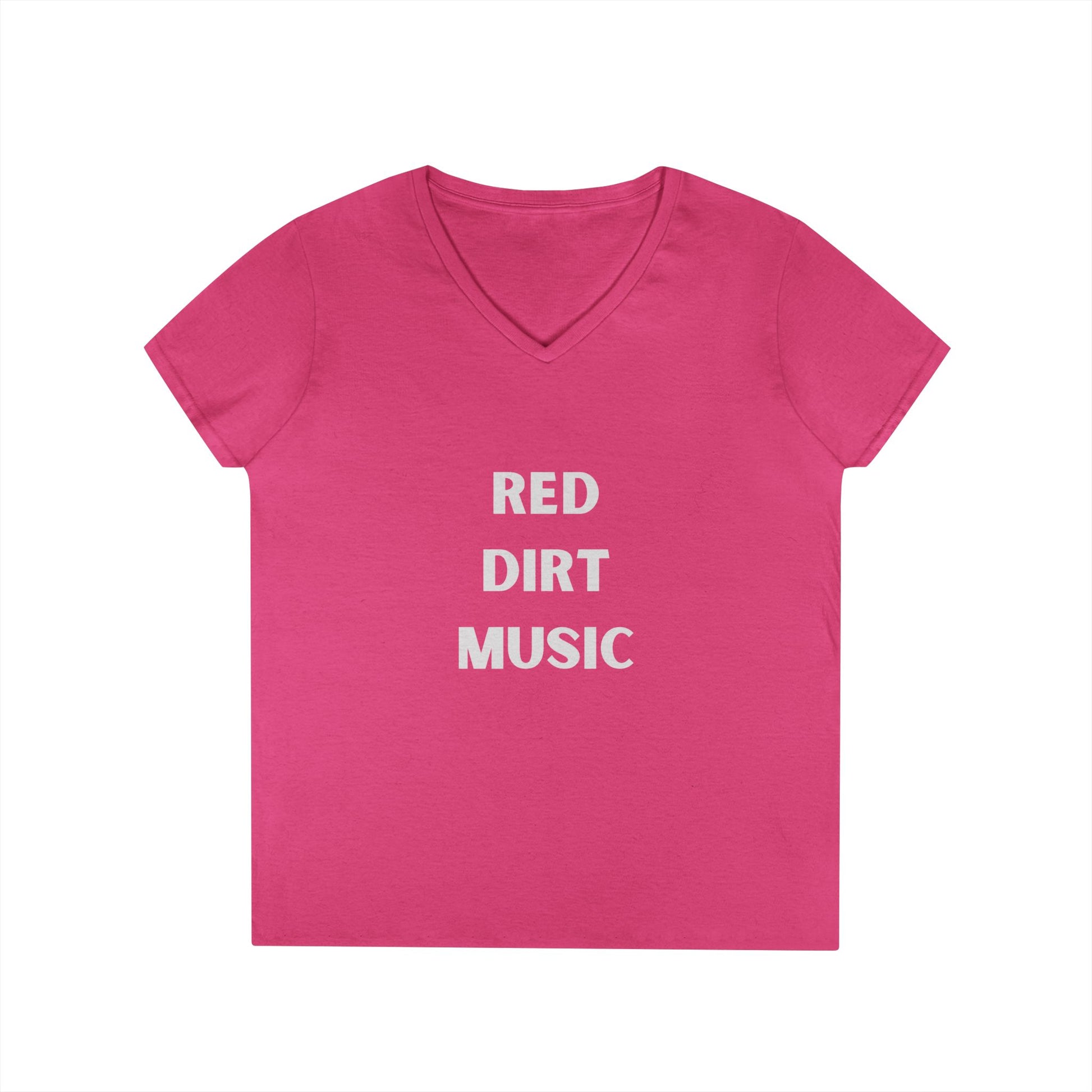 Red Dirt Music - Ladies' V-Neck T-Shirt