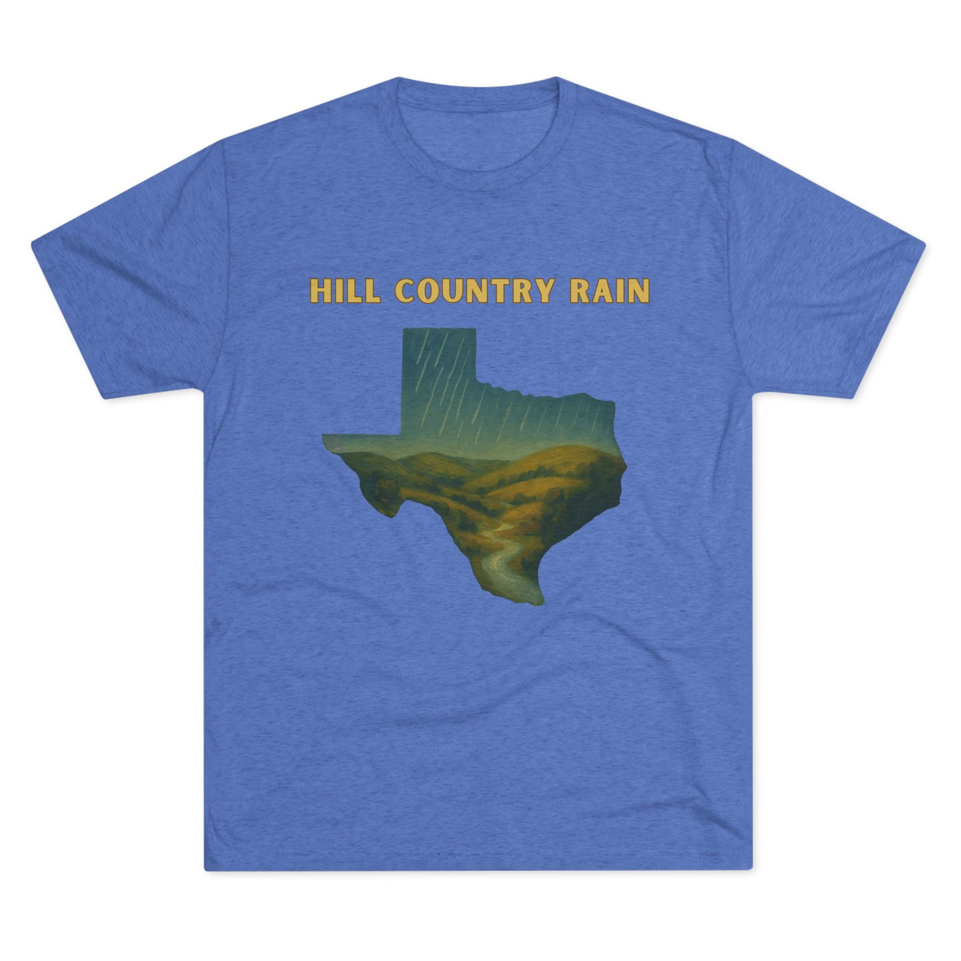 Hill Country Rain - Tri-Blend Crew Tee