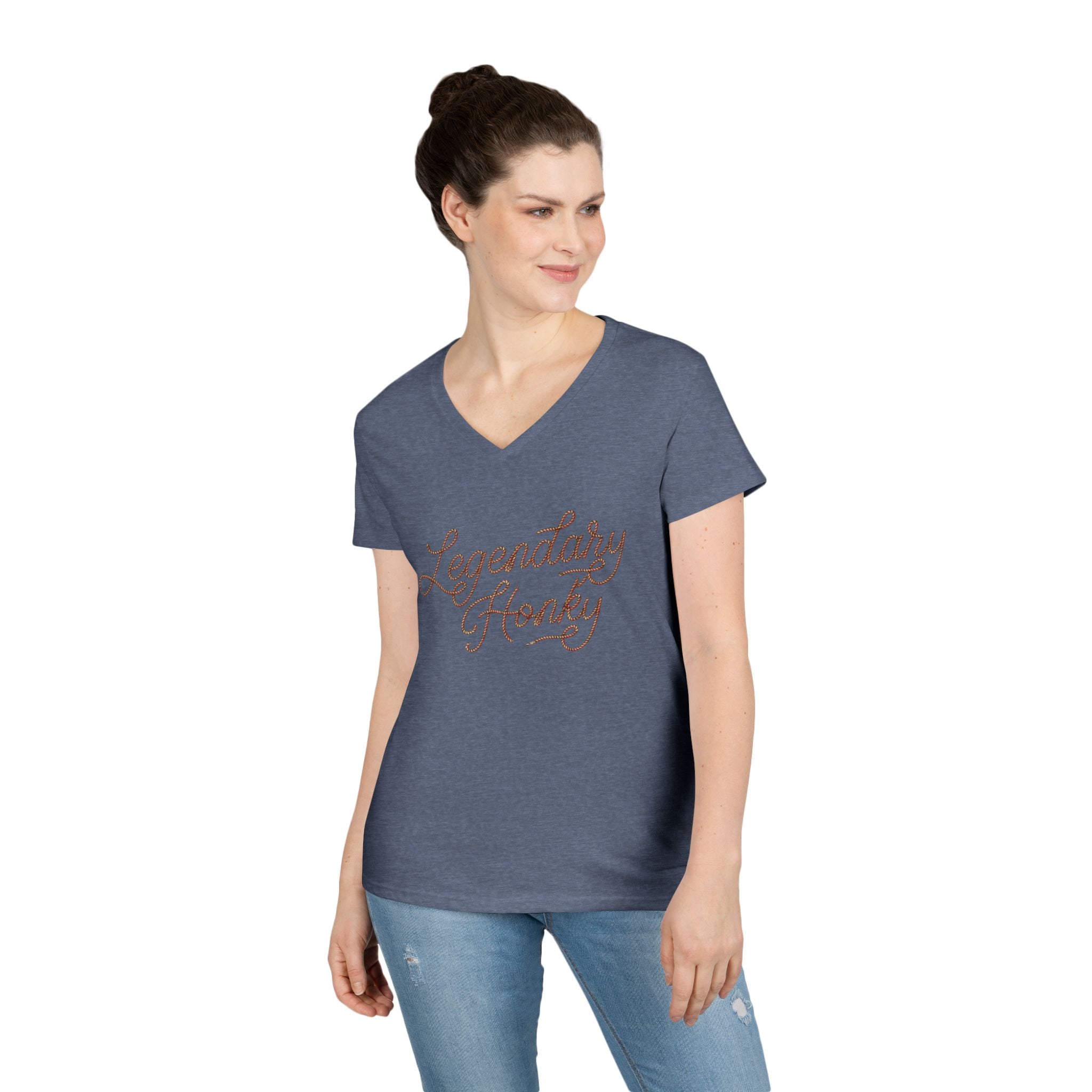 Legendary Honky - Ladies' V-Neck T-Shirt