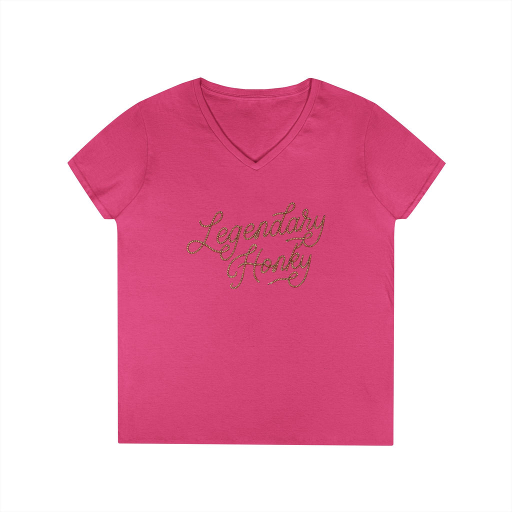 Legendary Honky - Ladies' V-Neck T-Shirt
