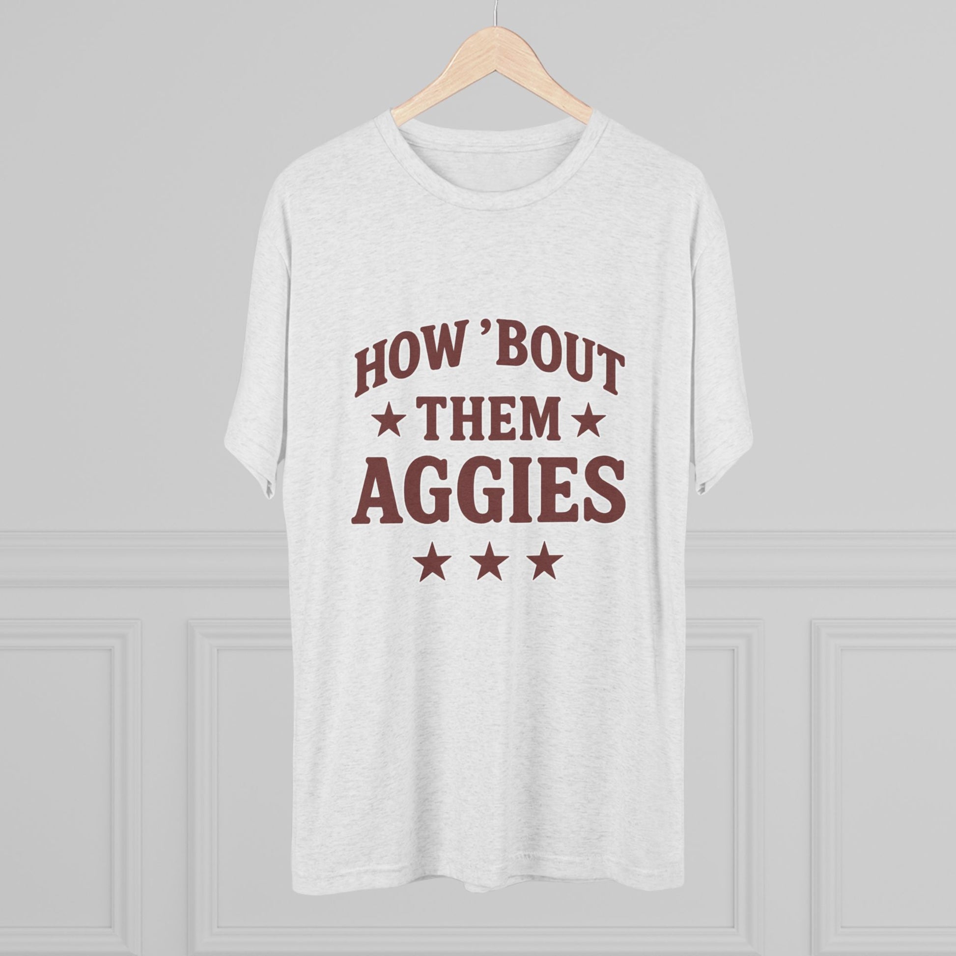 How 'Bout Them Aggies - Unisex Tri-Blend Crew Tee