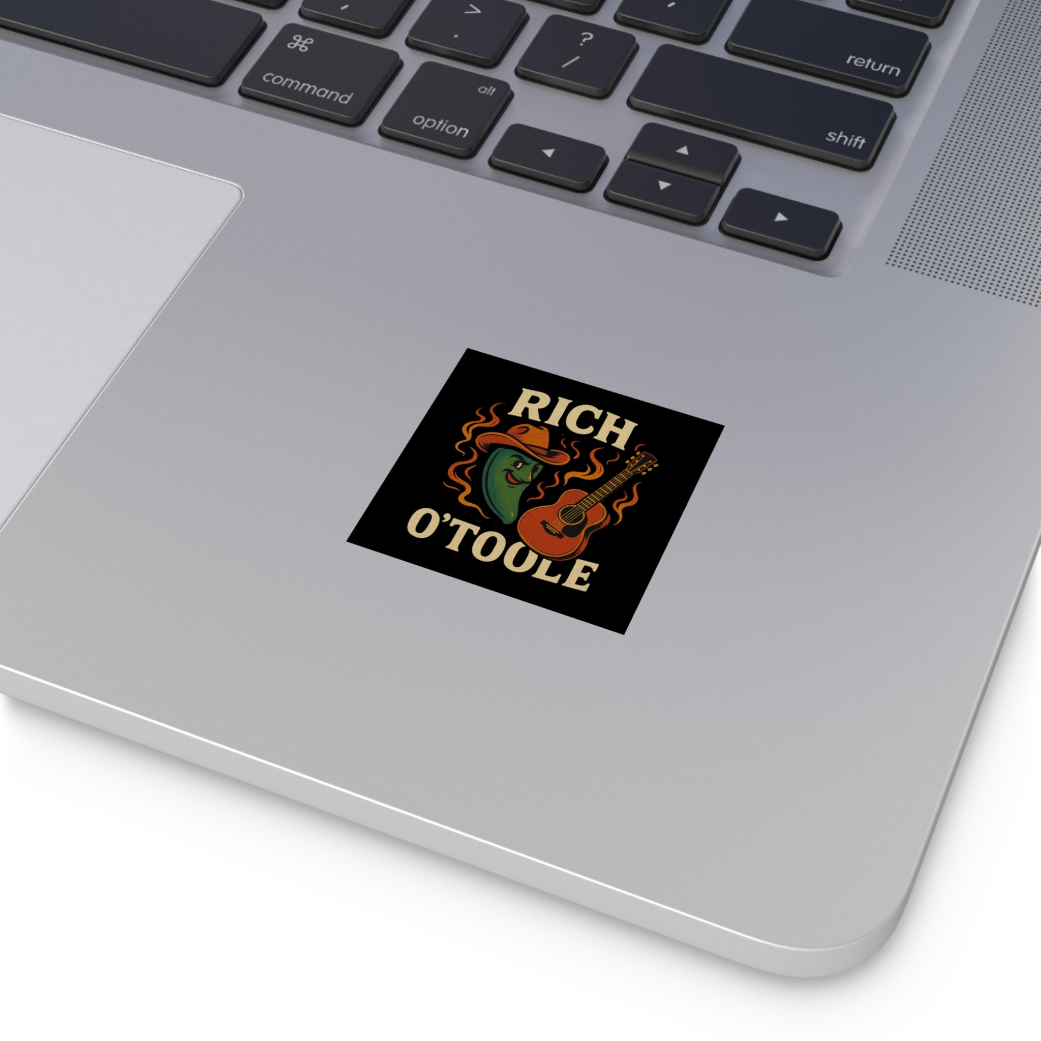 Spicy Rich O'Toole - Square Vinyl Stickers