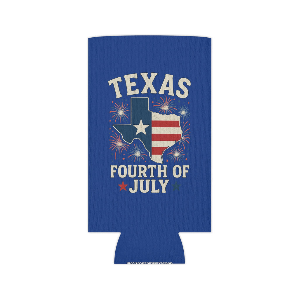 Texas 4th of July - Can Cooler