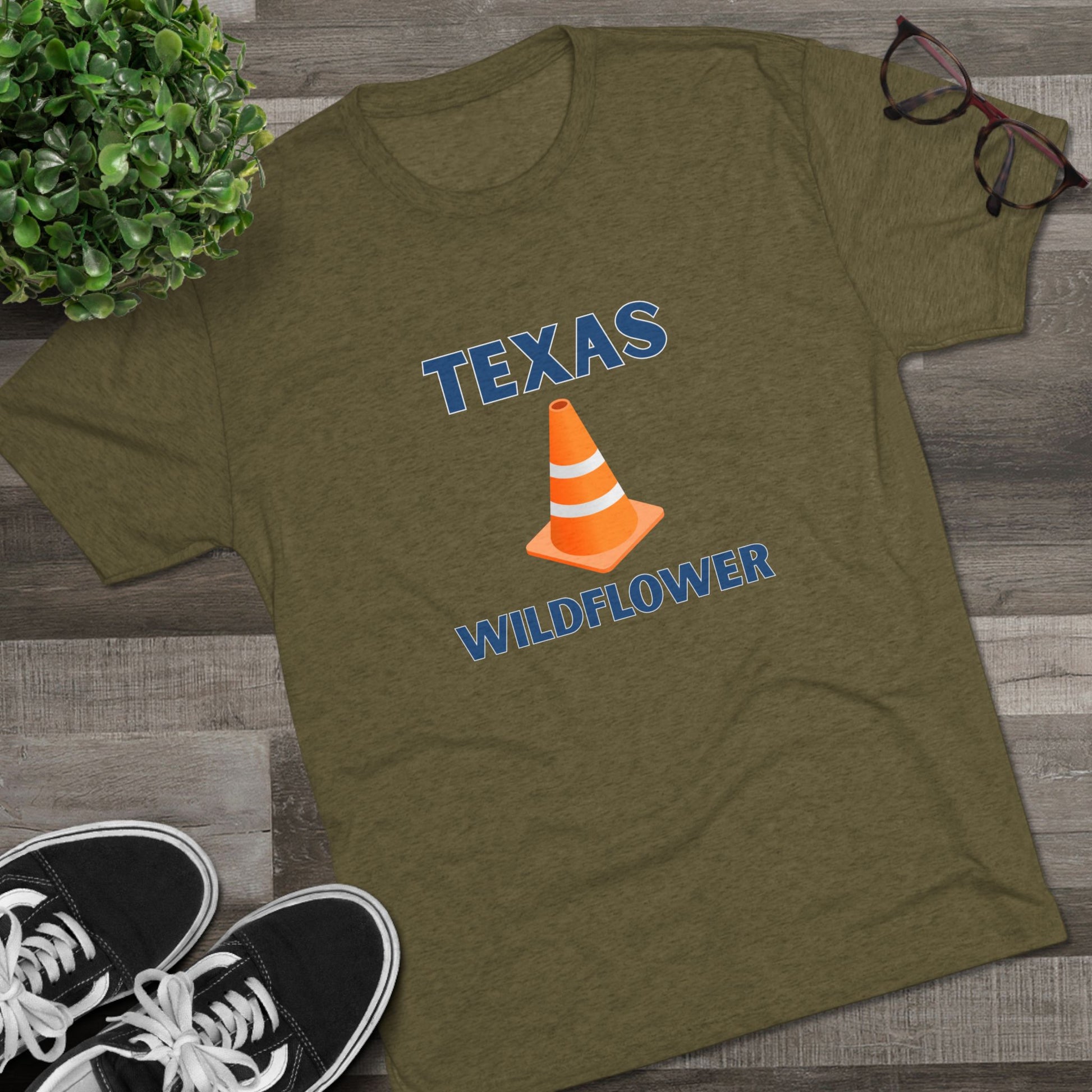 Texas Wilflower - Tri-Blend Crew Tee