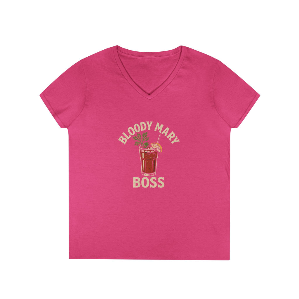 Bloody Mary Boss - Ladies' V-Neck T-Shirt