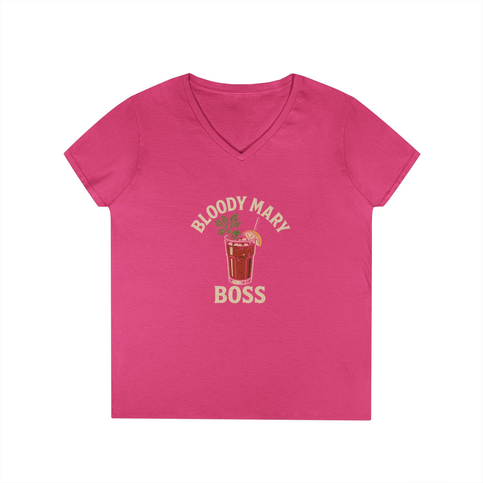 Bloody Mary Boss - Ladies' V-Neck T-Shirt