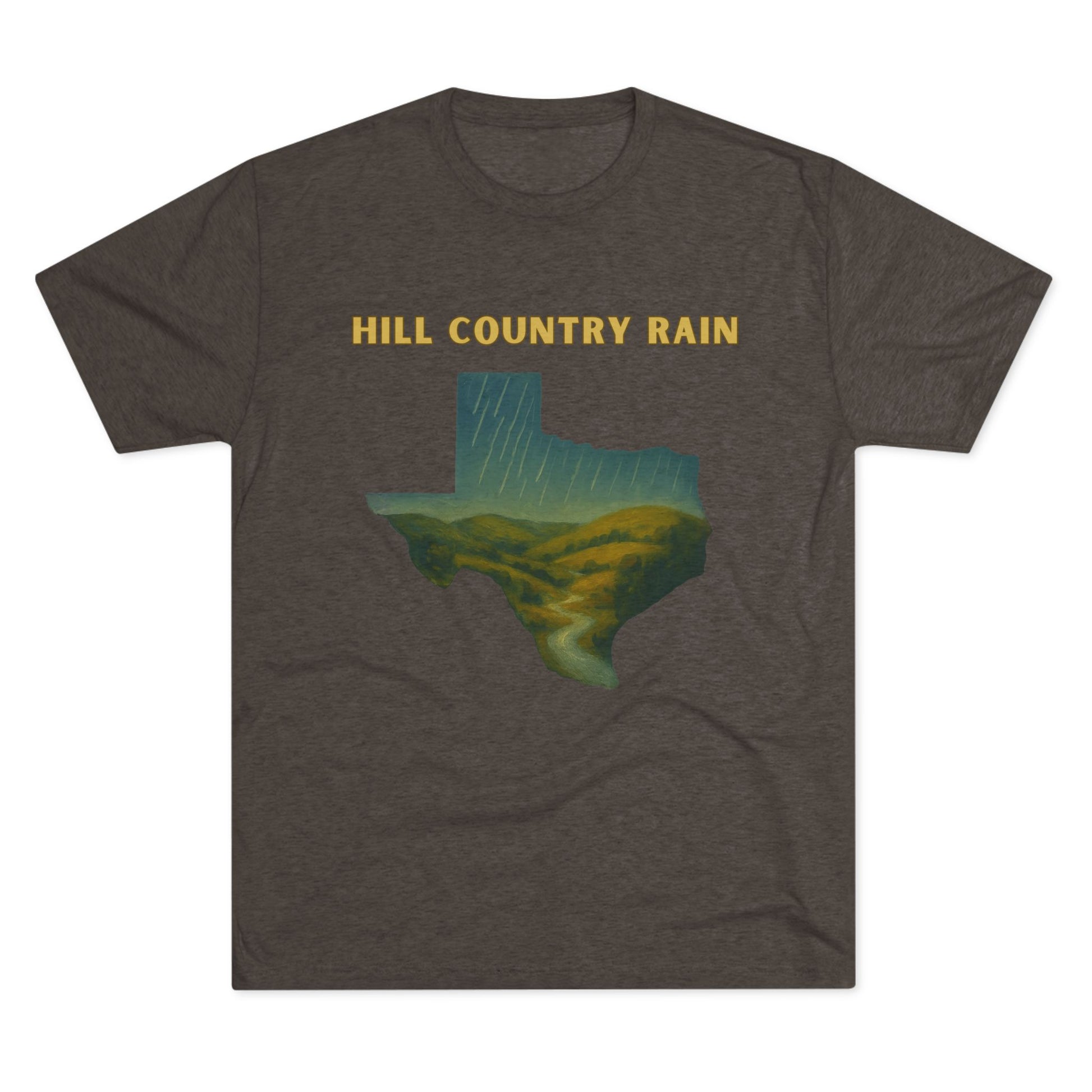 Hill Country Rain - Tri-Blend Crew Tee