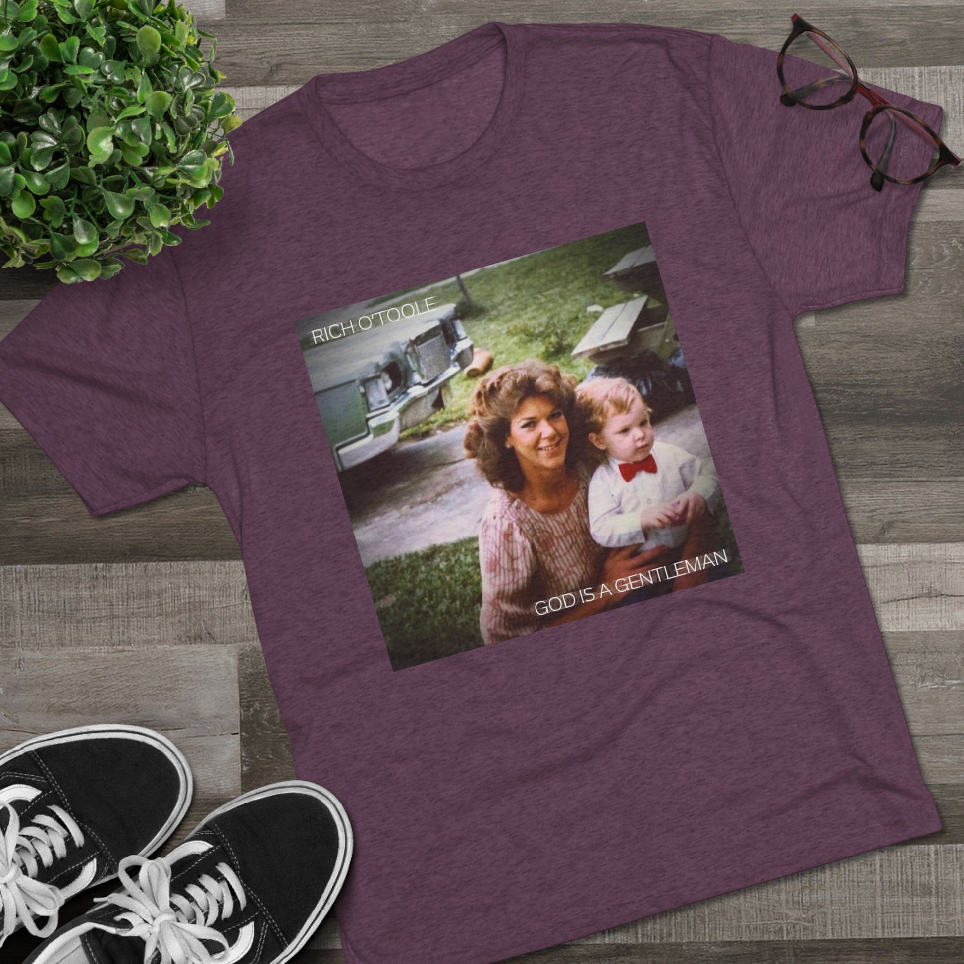 God is a Gentleman - Tri-Blend Crew Tee