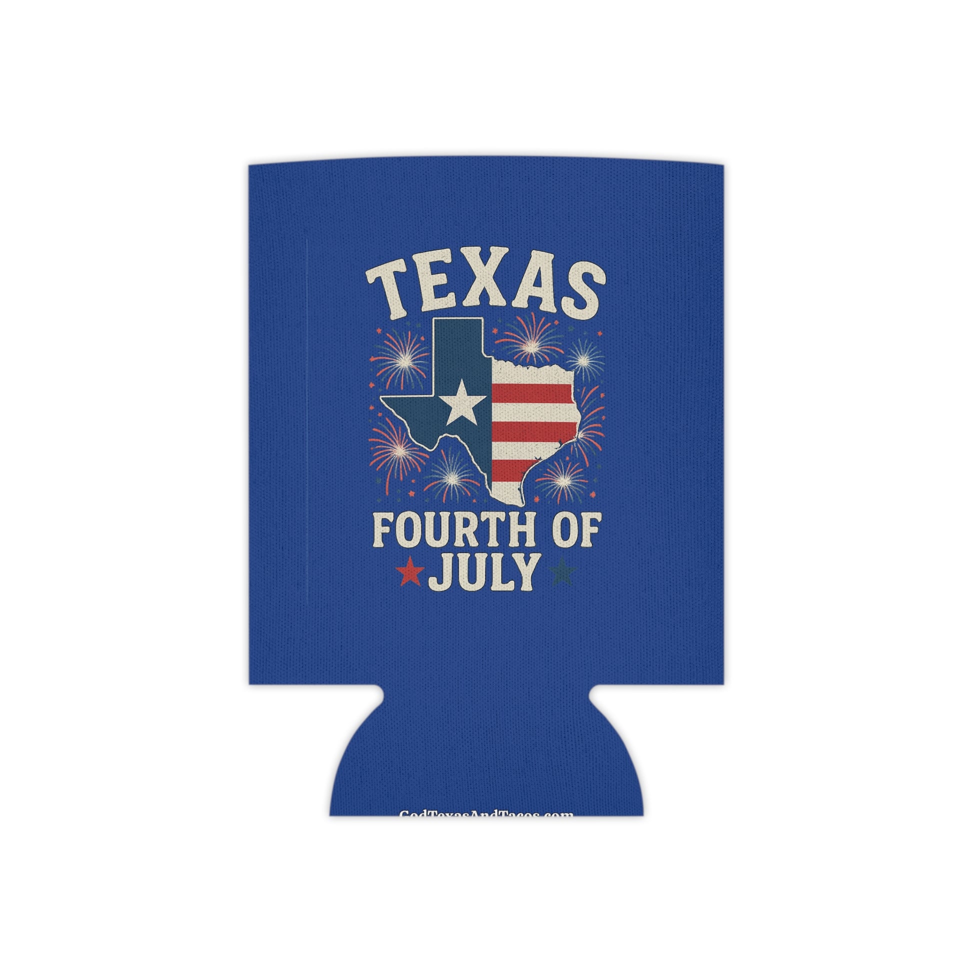 Texas 4th of July - Can Cooler
