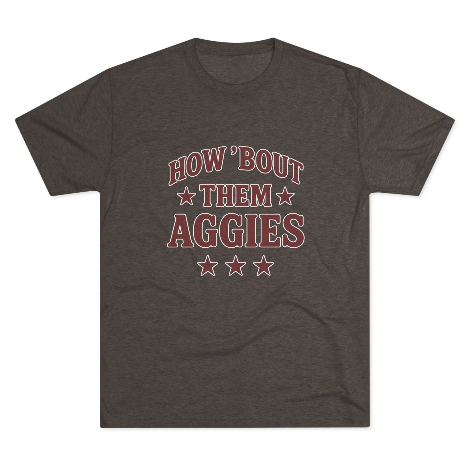 How 'Bout Them Aggies - Unisex Tri-Blend Crew Tee
