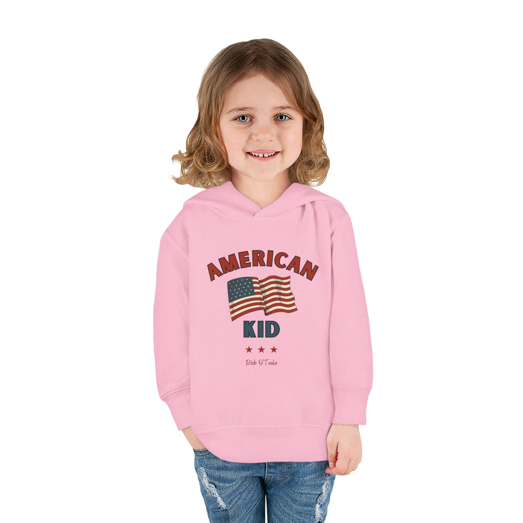 American Kid - Toddler Pullover Fleece Hoodie