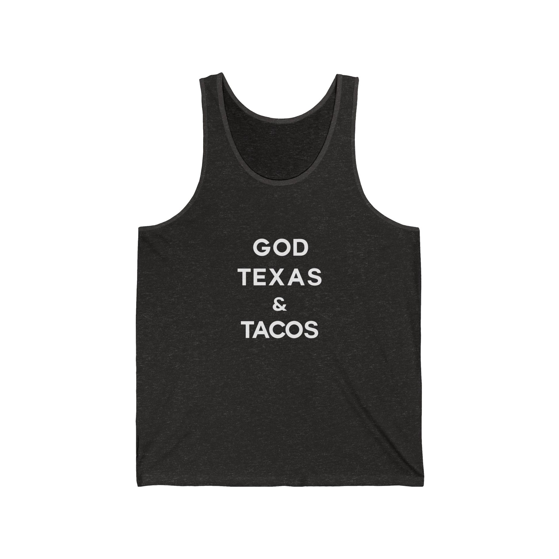 God, Texas and Tacos - Jersey Tank