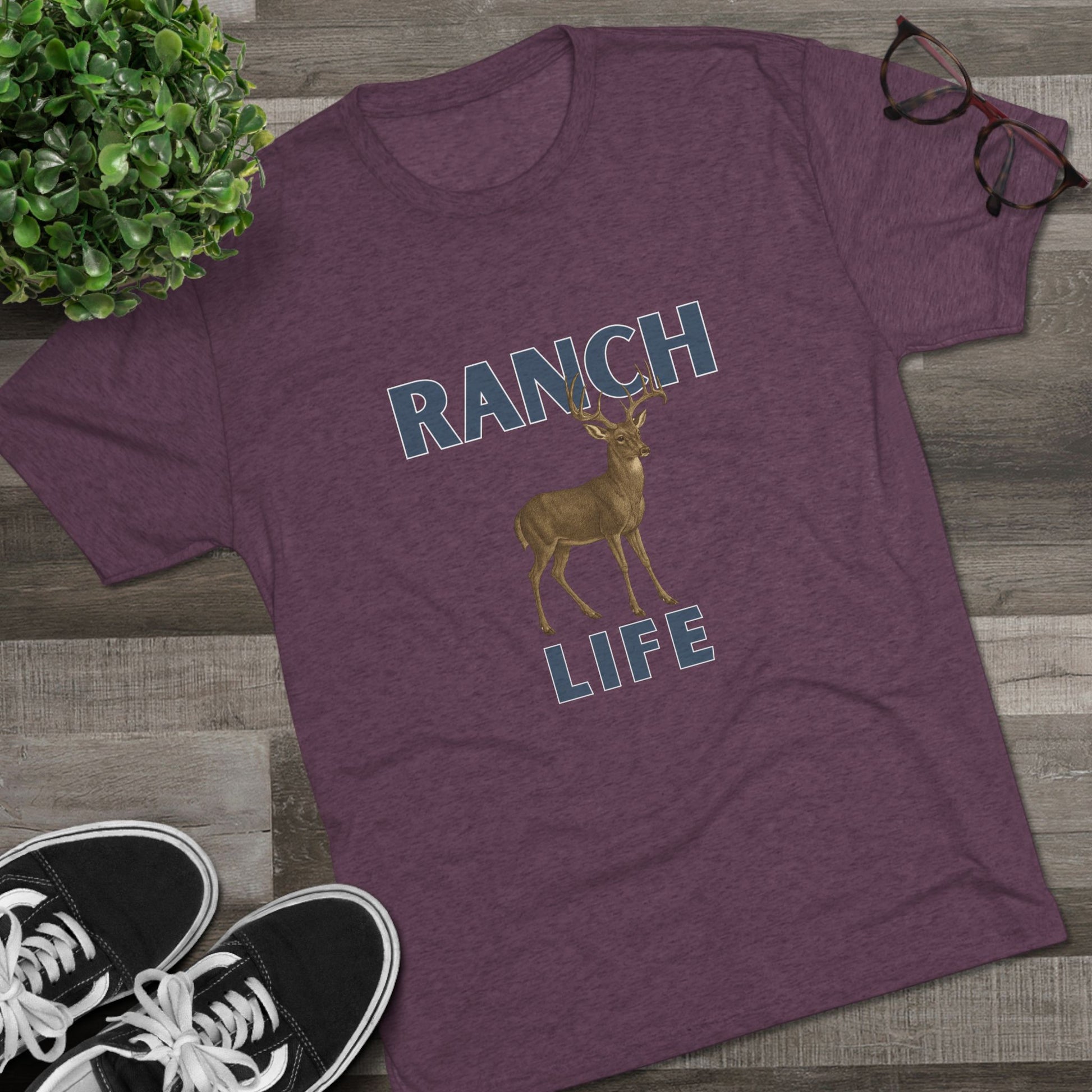 Ranch Life - Tri-Blend Crew Tee