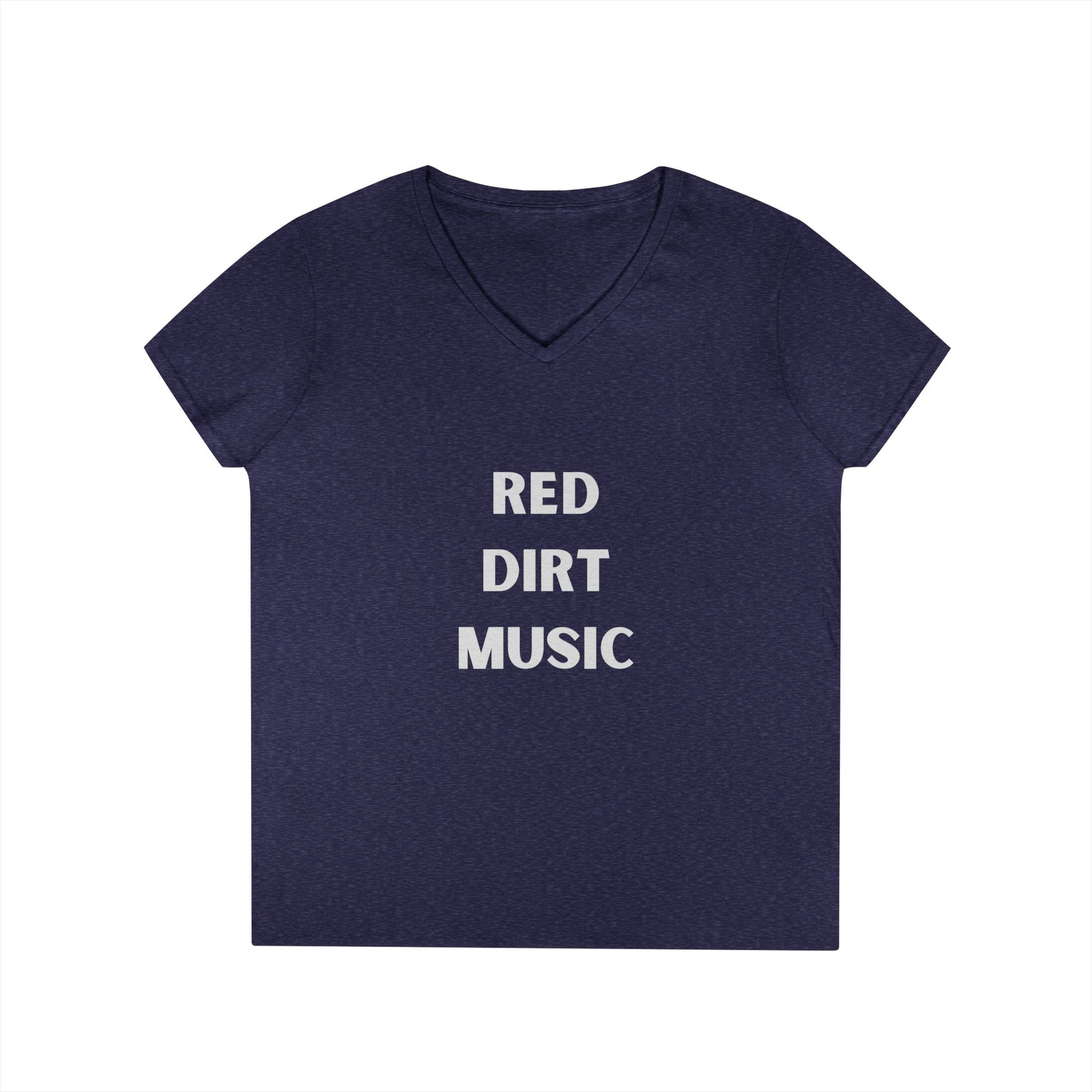 Red Dirt Music - Ladies' V-Neck T-Shirt