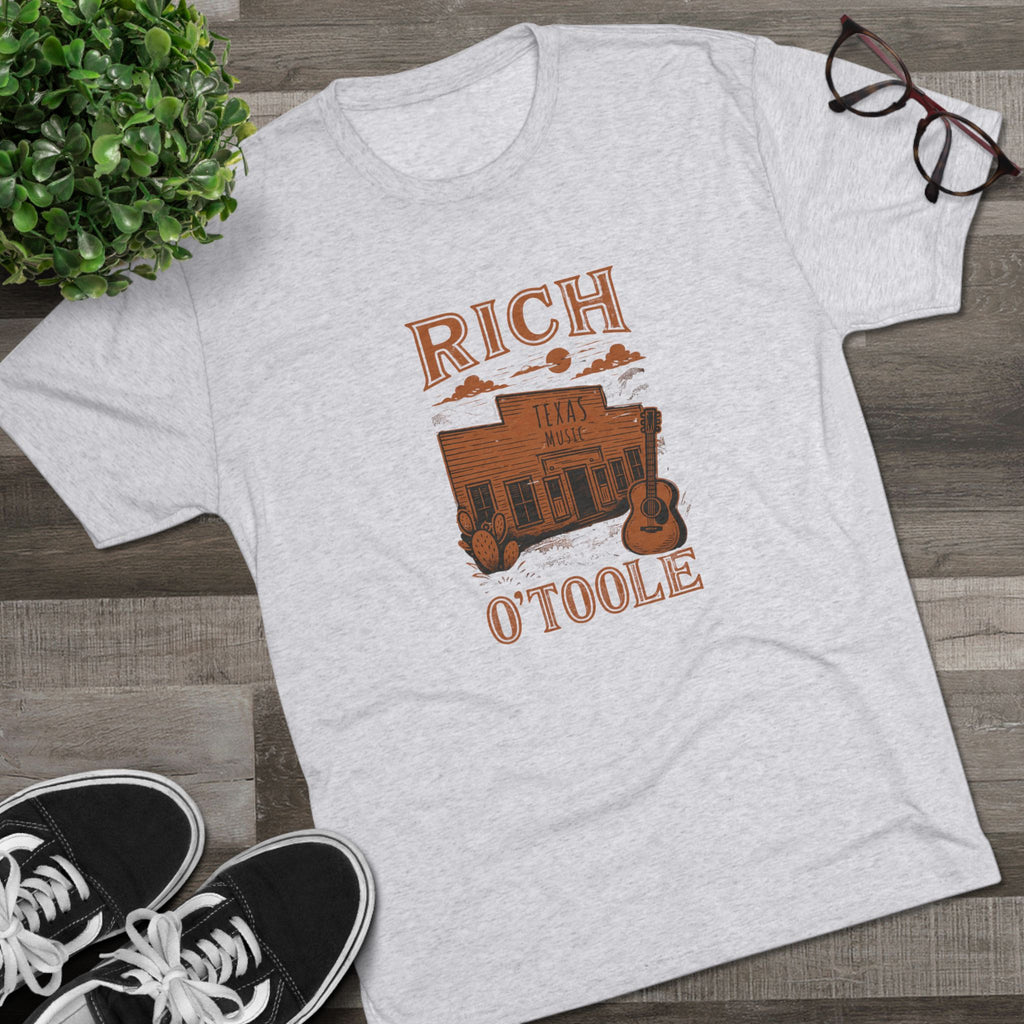 Rich O'Toole Texas Music - Tri-Blend Crew Tee