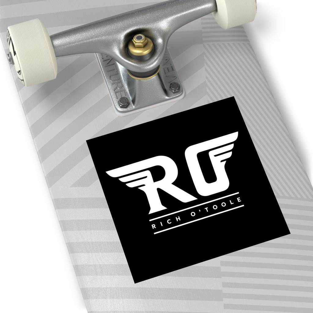 Rich O'Toole - Square Vinyl Stickers (Black)