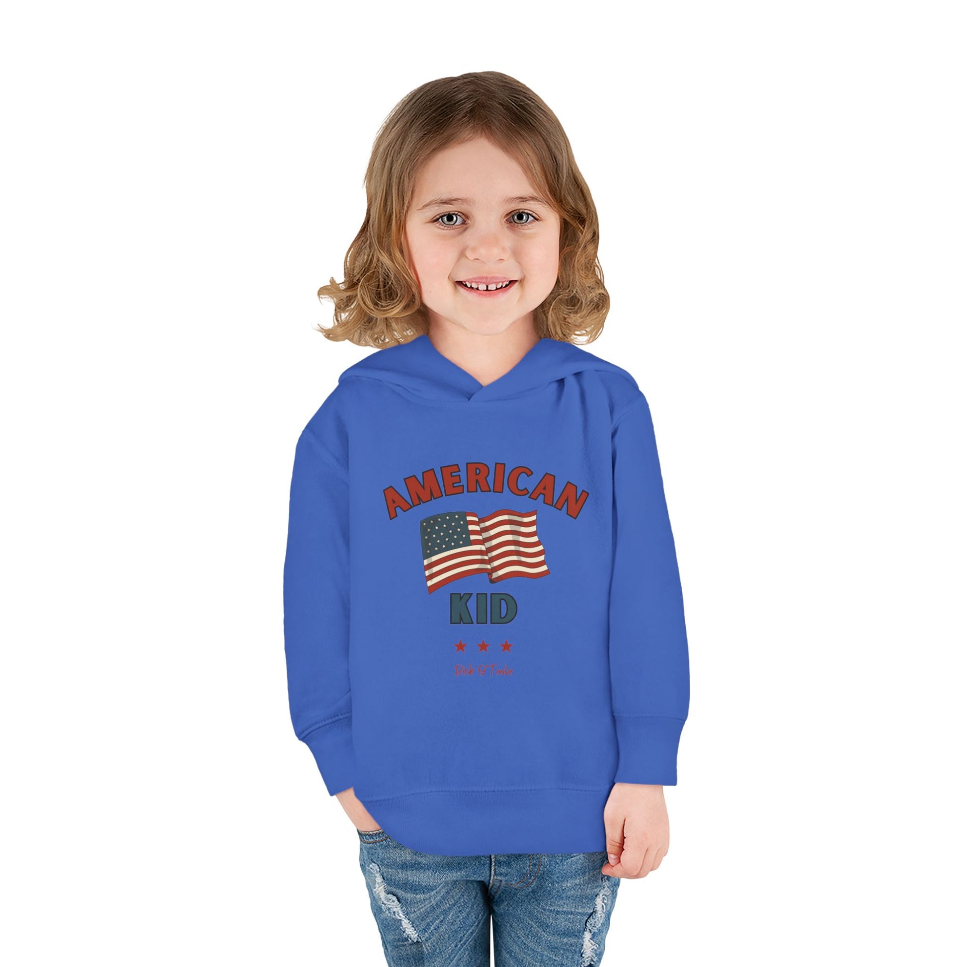 American Kid - Toddler Pullover Fleece Hoodie